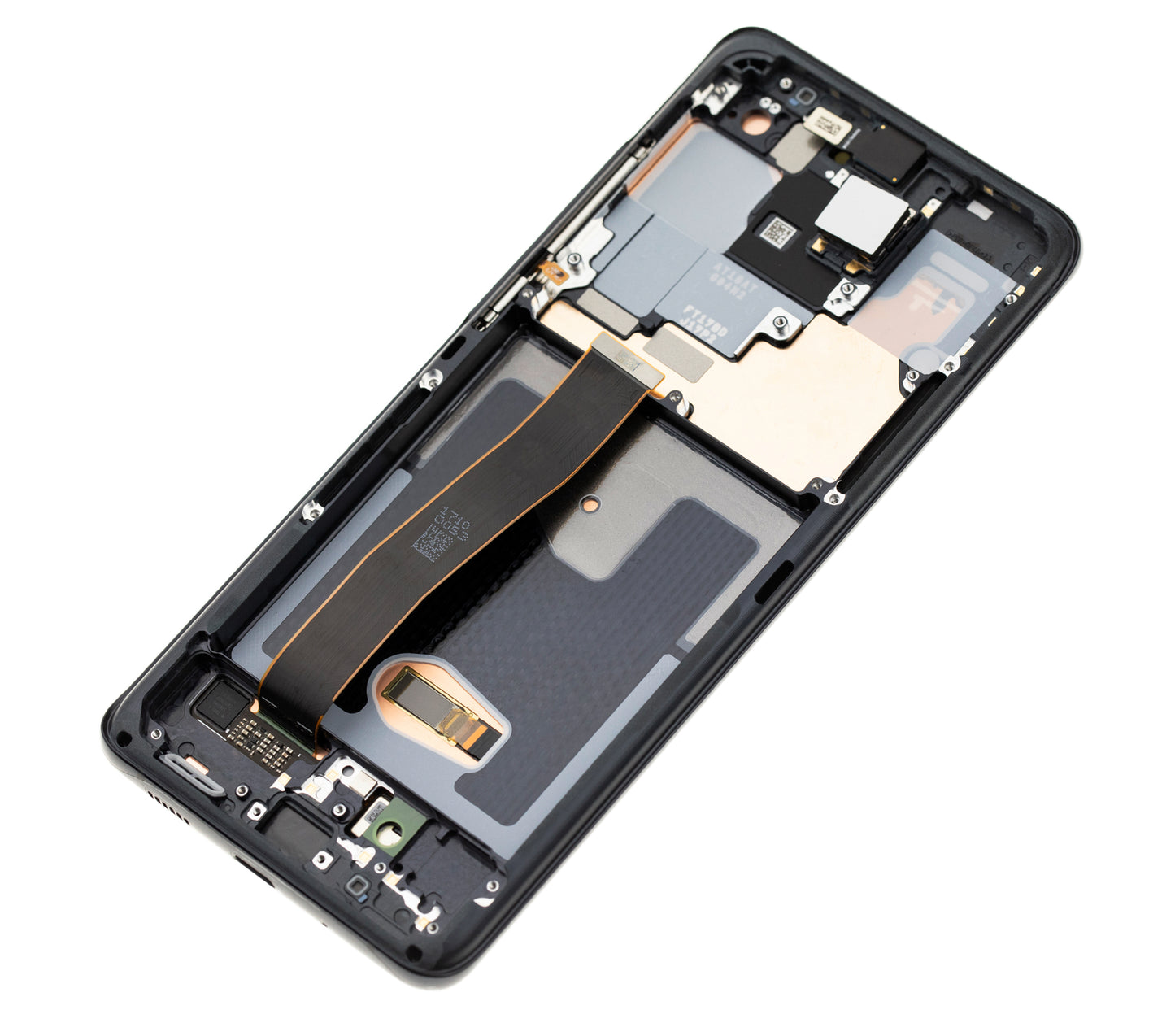 OLED Assembly With Frame For Samsung Galaxy S20 Ultra 5G (Refurbished) (Cosmic Black)