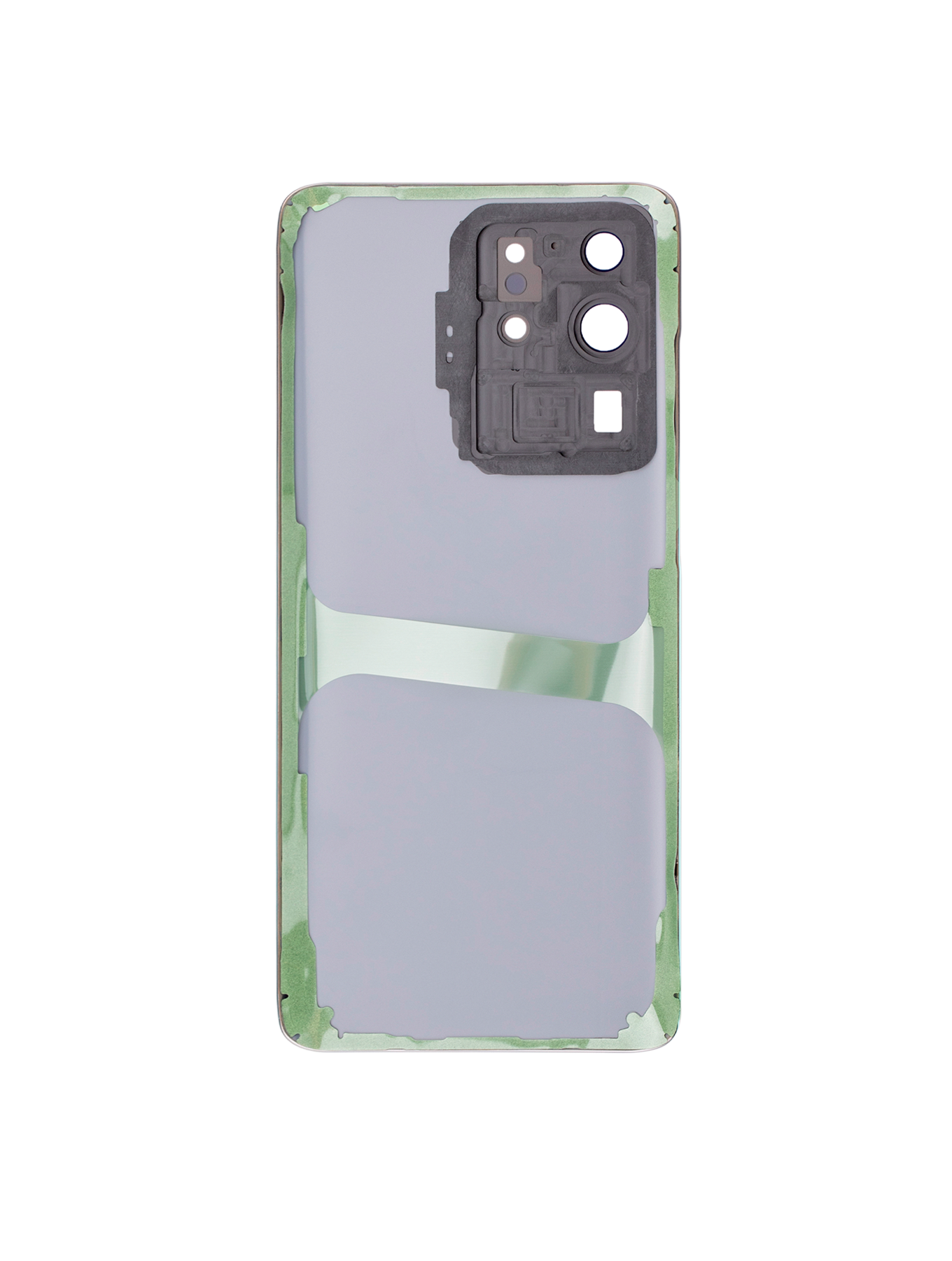 Back Cover Glass With Camera Lens For Samsung Galaxy S20 Ultra 5G (No Logo) (Aftermarket Plus) (Cosmic Black)