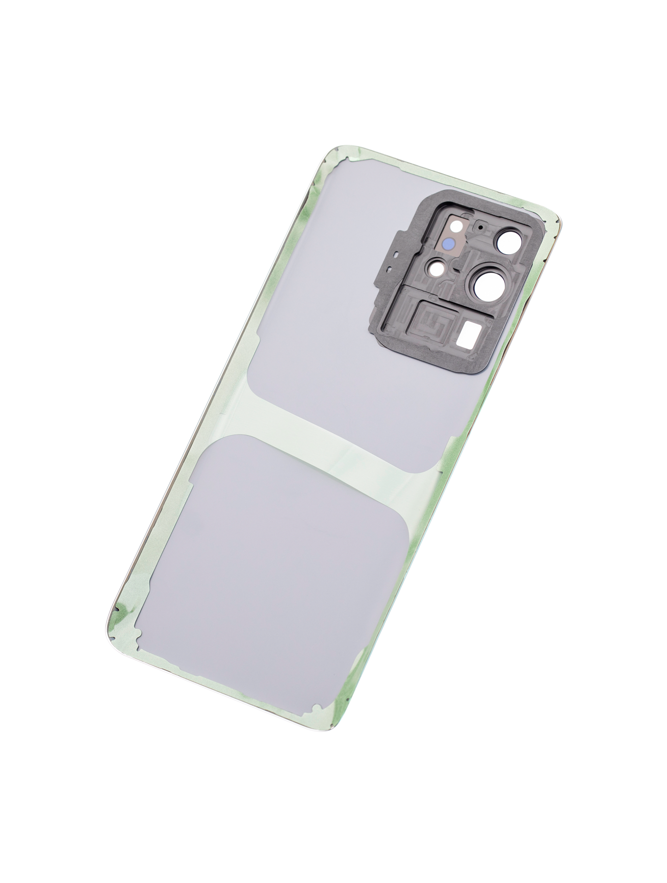 Back Cover Glass With Camera Lens For Samsung Galaxy S20 Ultra 5G (No Logo) (Aftermarket Plus) (Cosmic Black)