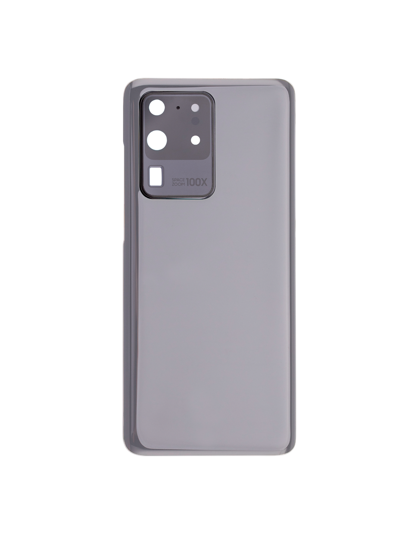 Back Cover Glass With Camera Lens For Samsung Galaxy S20 Ultra 5G (No Logo) (Aftermarket Plus) (Cosmic Gray)