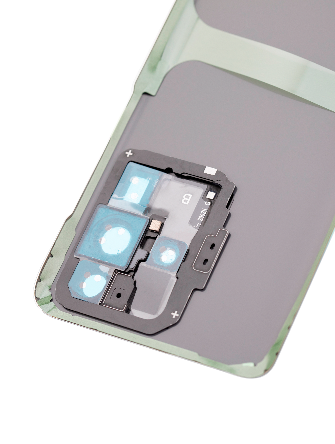 Back Cover Glass With Camera Lens For Samsung Galaxy S20 Ultra 5G (No Logo) (Aftermarket Plus) (Cosmic Gray)