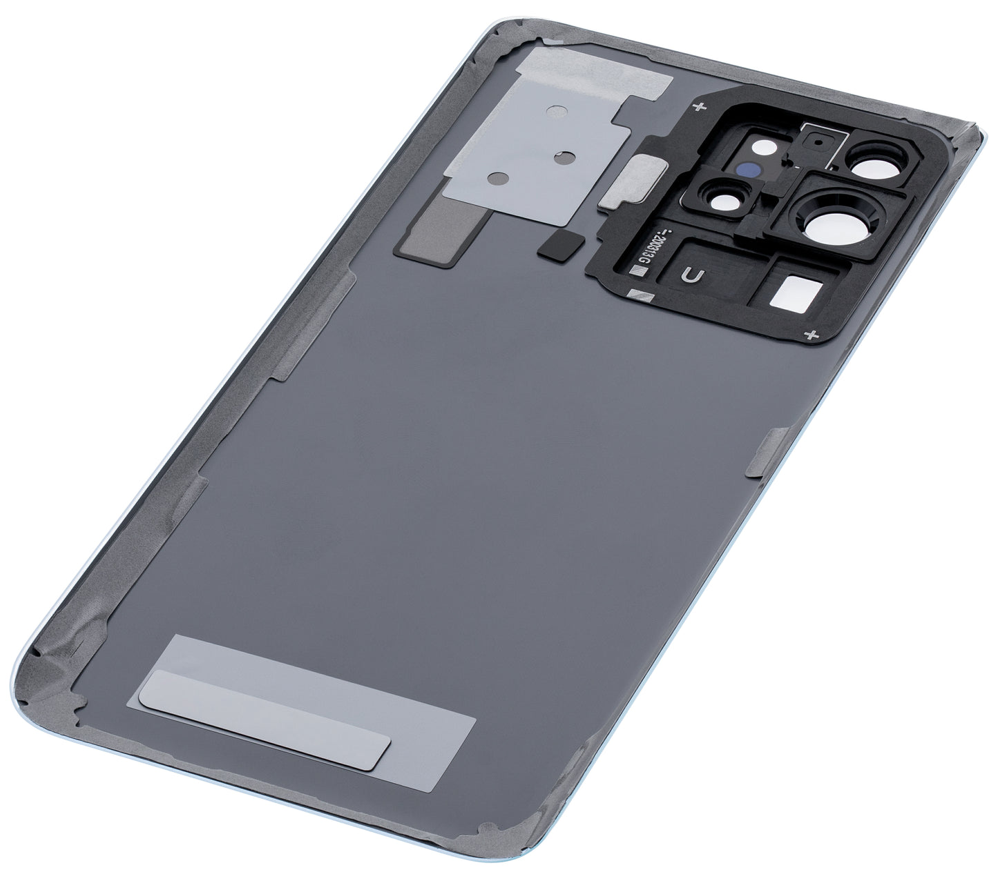 Back Cover Glass With Camera Lens For Samsung Galaxy S20 Ultra 5G (No Logo) (Aftermarket Plus) (Cloud Blue)