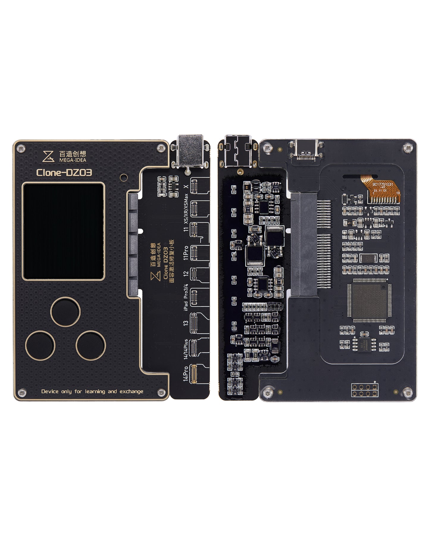 Clone-DZ03 Face ID Tag-On Flex Cable Projector Tester Tool For iPhone X-14 Pro Max (Qianli)