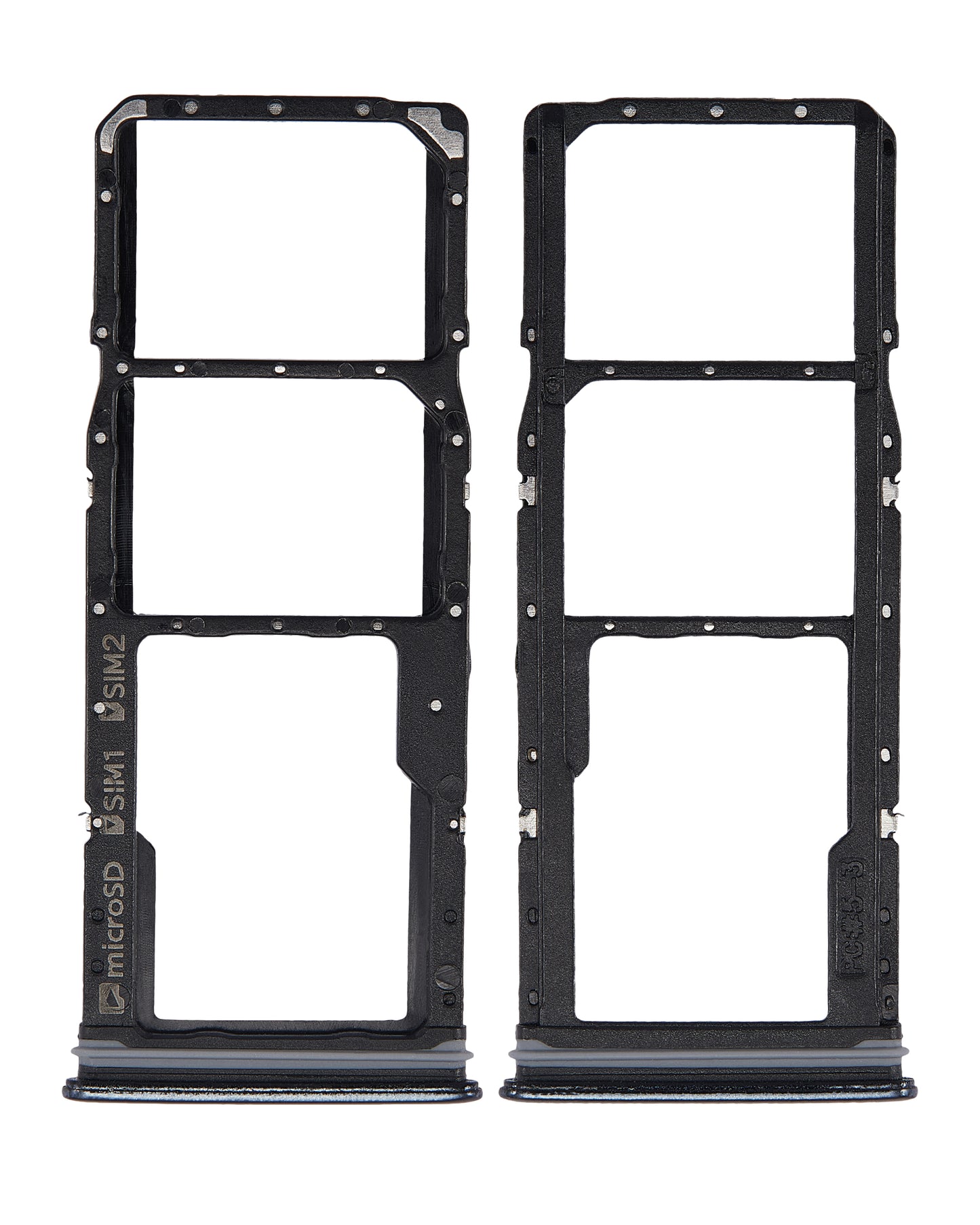 Dual Sim Card Tray For Samsung Galaxy A9 (A920 / 2018) (Caviar Black)