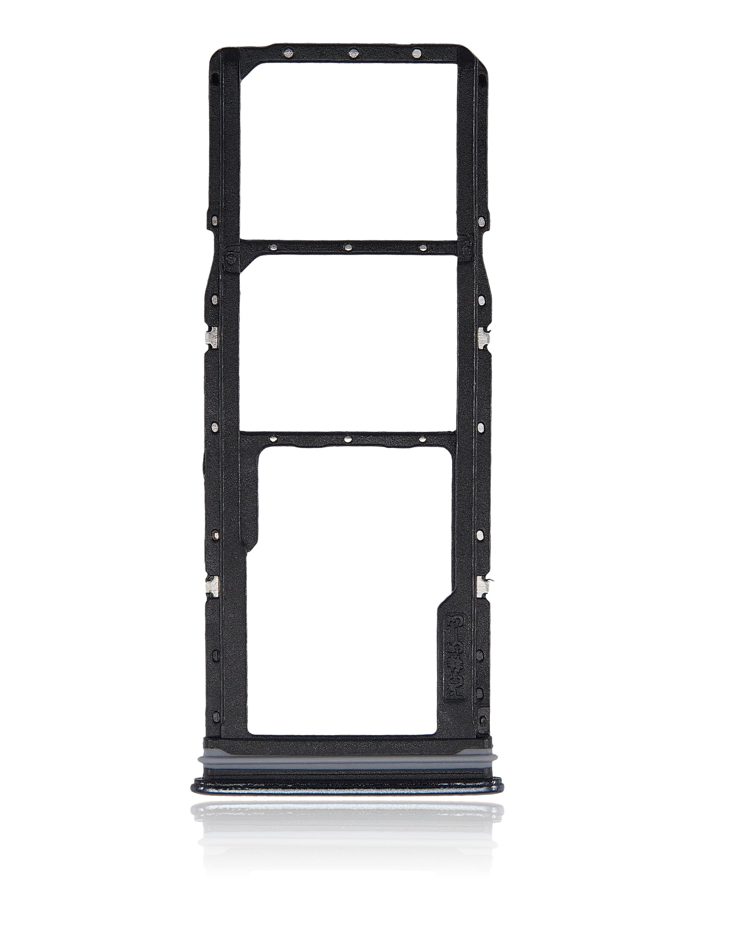 Dual Sim Card Tray For Samsung Galaxy A9 (A920 / 2018) (Caviar Black)
