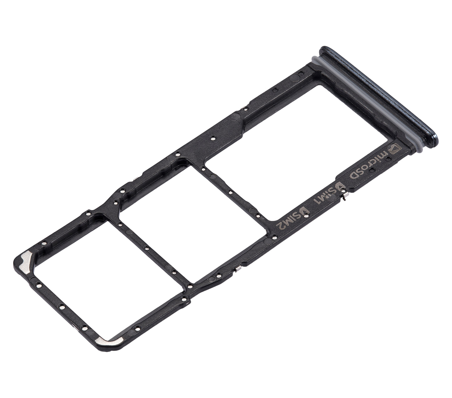 Dual Sim Card Tray For Samsung Galaxy A9 (A920 / 2018) (Caviar Black)