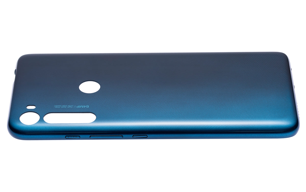 Back cover Glass For Motorola One Fusion Plus (XT2067 / 2020) (Twilight Blue) - Motorola replacement part - product image 4 - SKU 107082075326