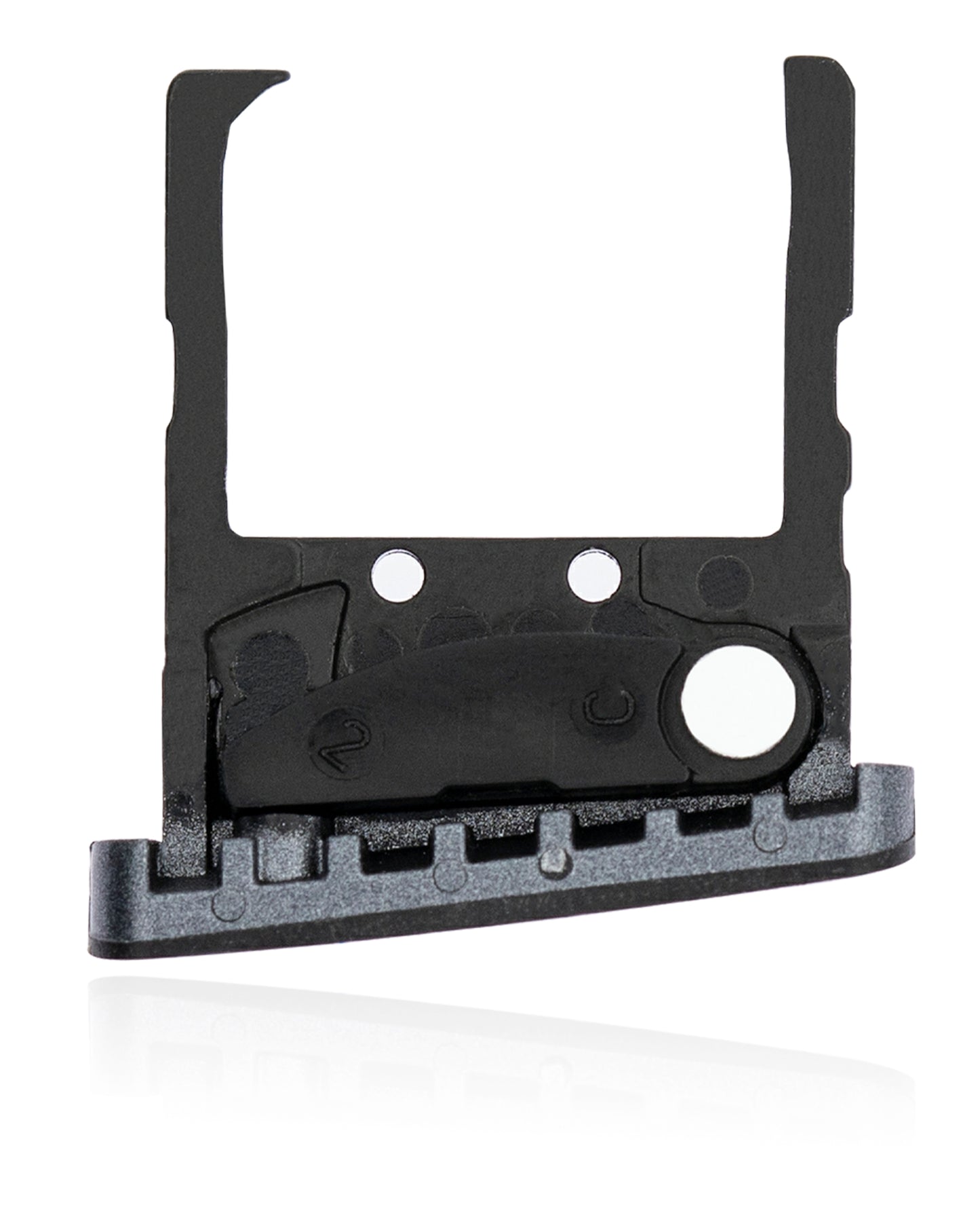 Single Sim Card Tray For Motorola Razr 5G (XT2071 / 2020) (Polished Graphite) - Motorola replacement part image 3