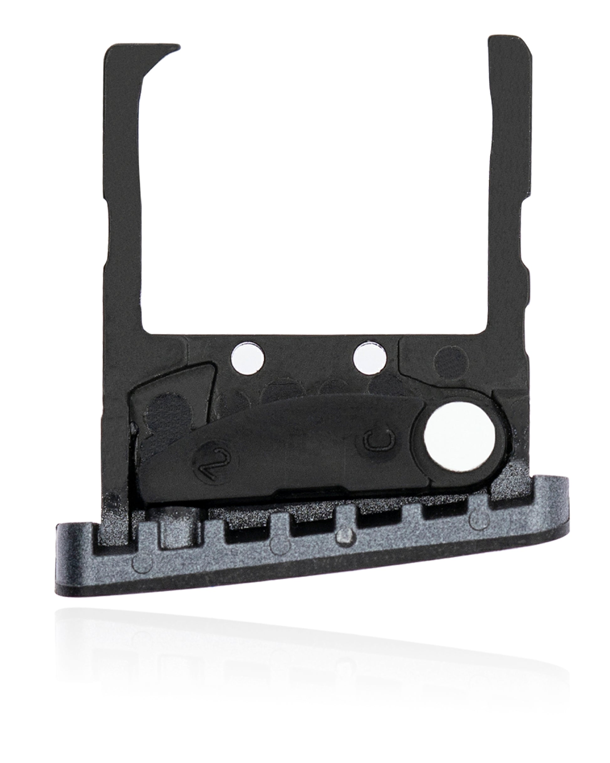 Single Sim Card Tray For Motorola Razr 5G (XT2071 / 2020) (Polished Graphite) - Motorola replacement part image 3