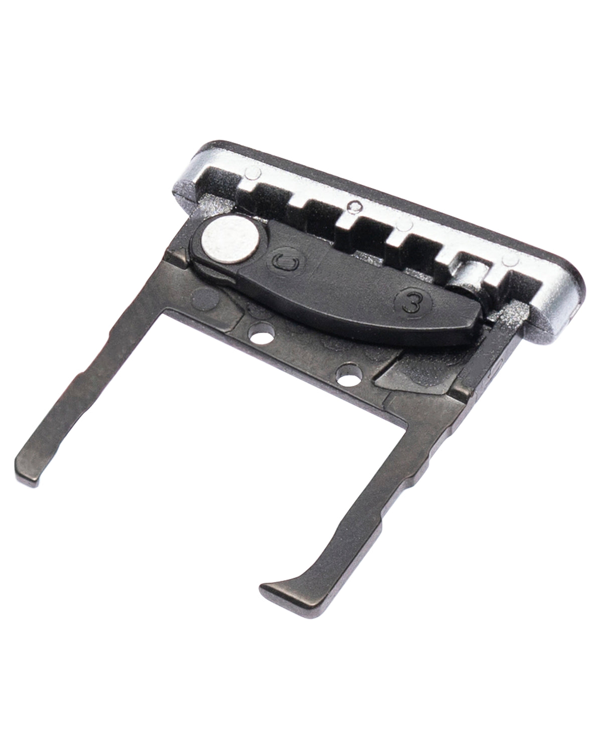 Single Sim Card Tray For Motorola Razr 5G (XT2071 / 2020) (Liquid Mercury) - Motorola replacement part image 5