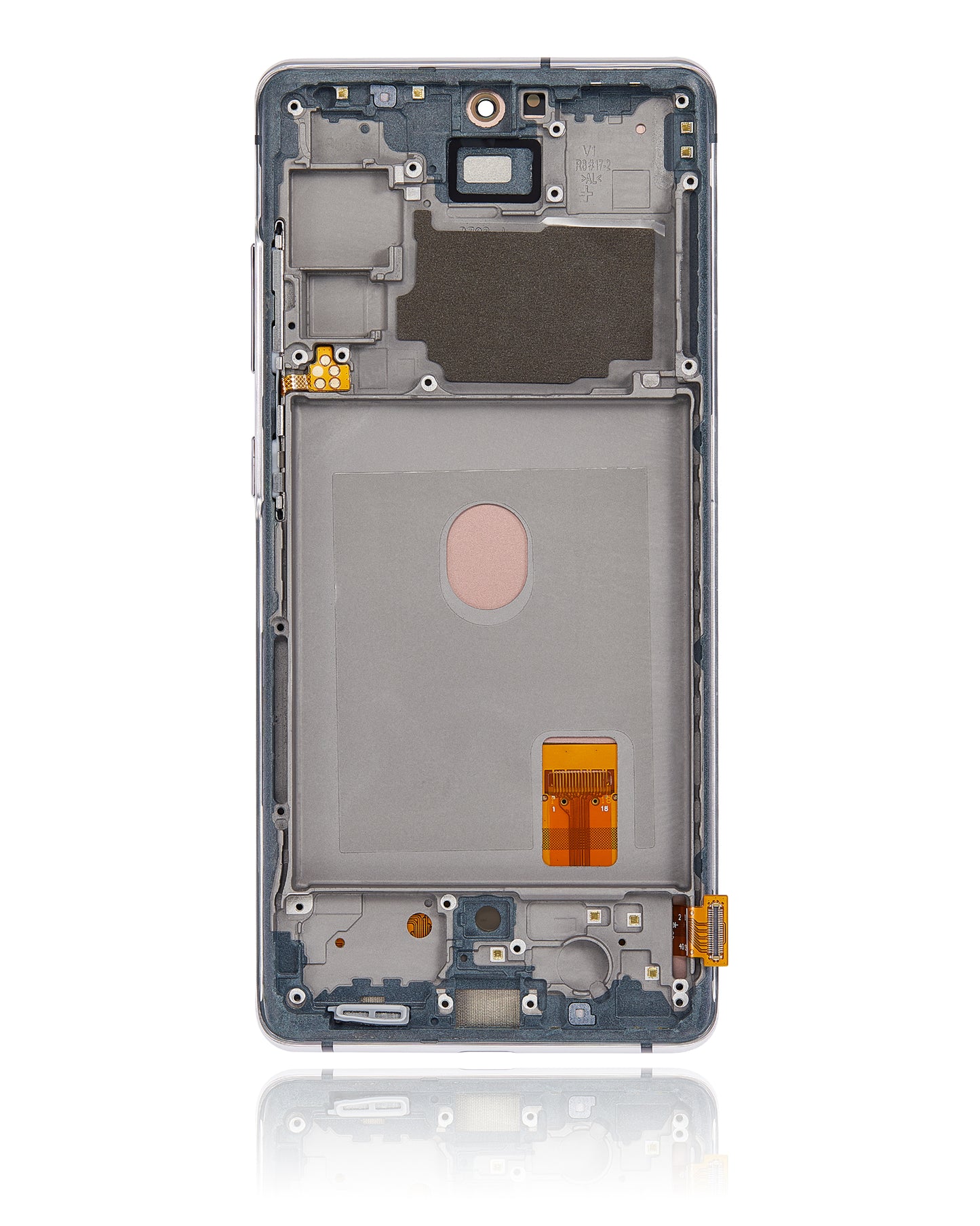 OLED Assembly With Frame For Samsung Galaxy S20 FE 4G / 5G (Aftermarket Plus) (Cloud White)