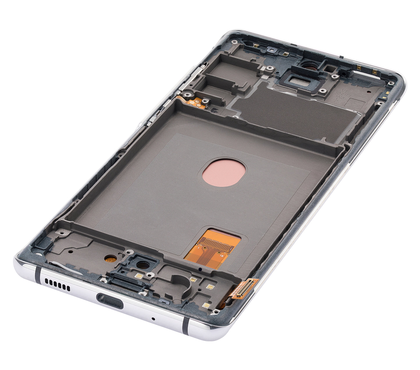 OLED Assembly With Frame For Samsung Galaxy S20 FE 4G / 5G (Aftermarket Plus) (Cloud White)