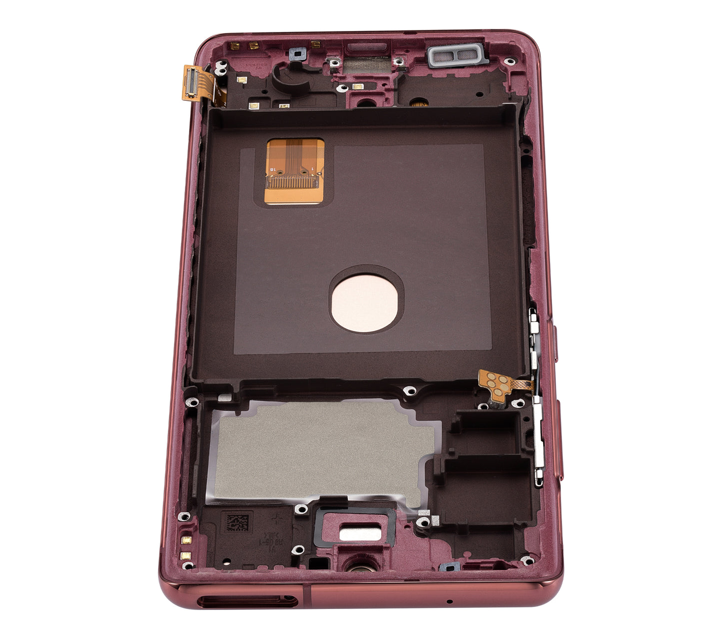 OLED Assembly With Frame For Samsung Galaxy S20 FE 4G / 5G (Aftermarket Plus) (Cloud Red)