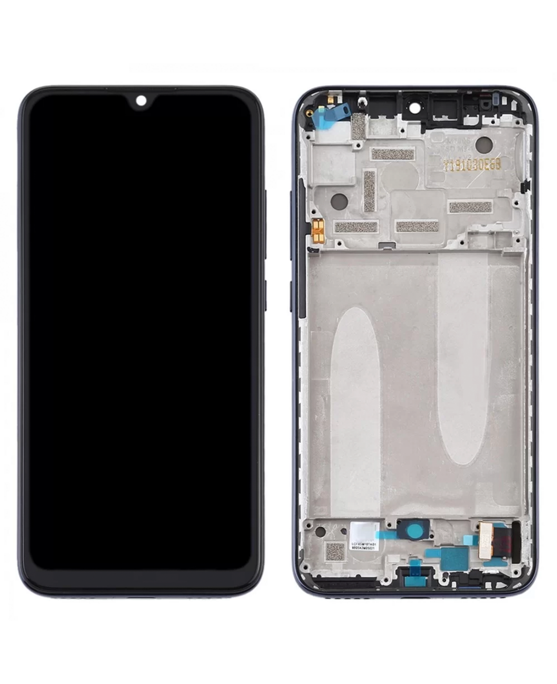 OLED Assembly With Frame For Xiaomi Mi A3 (Refurbished) (Black) - service part product photo SKU 107082076702 - image 5