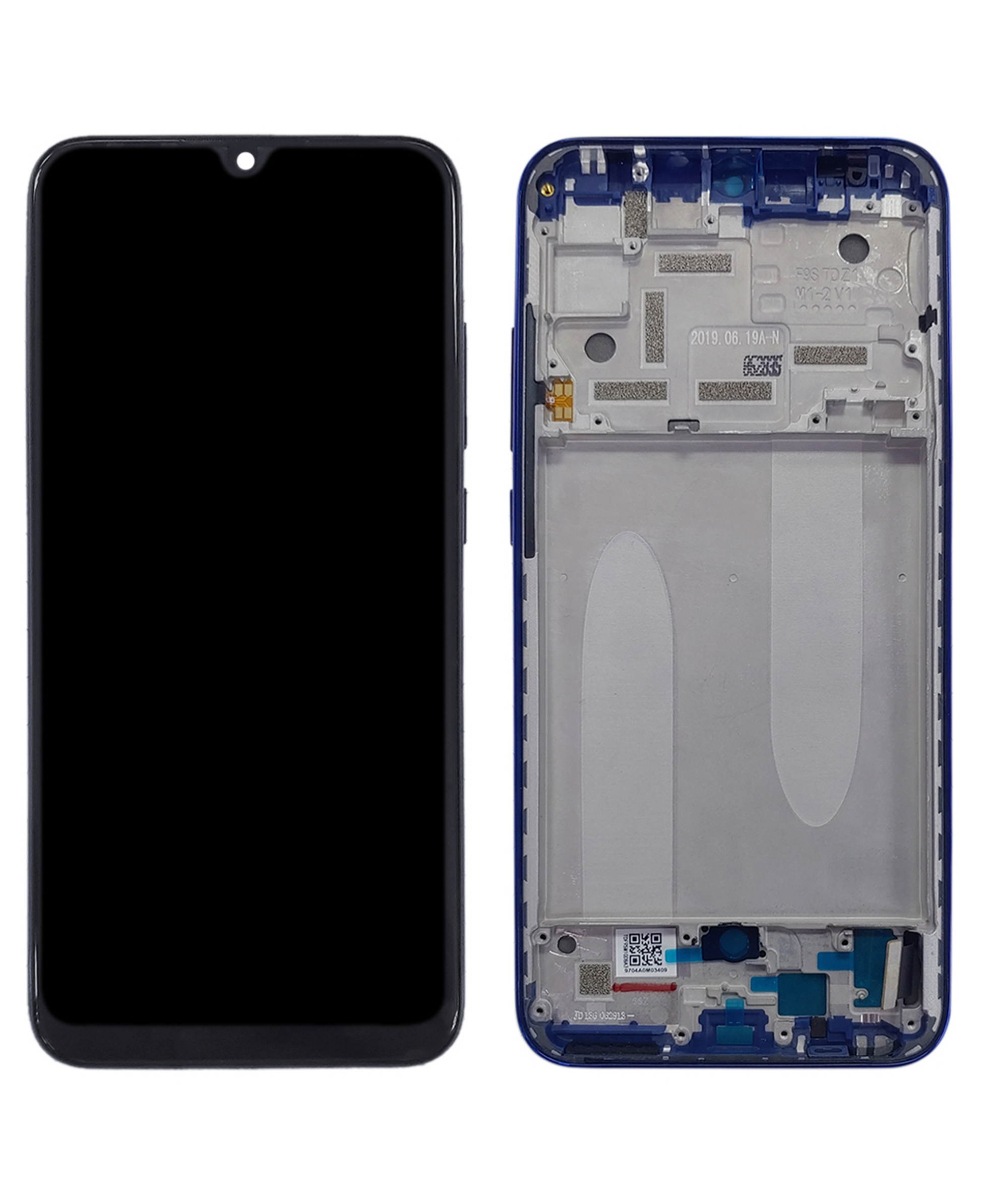 OLED Assembly With Frame For Xiaomi Mi A3 (Refurbished) (Blue) - device repair spare component image SKU 107082076703 - image 6