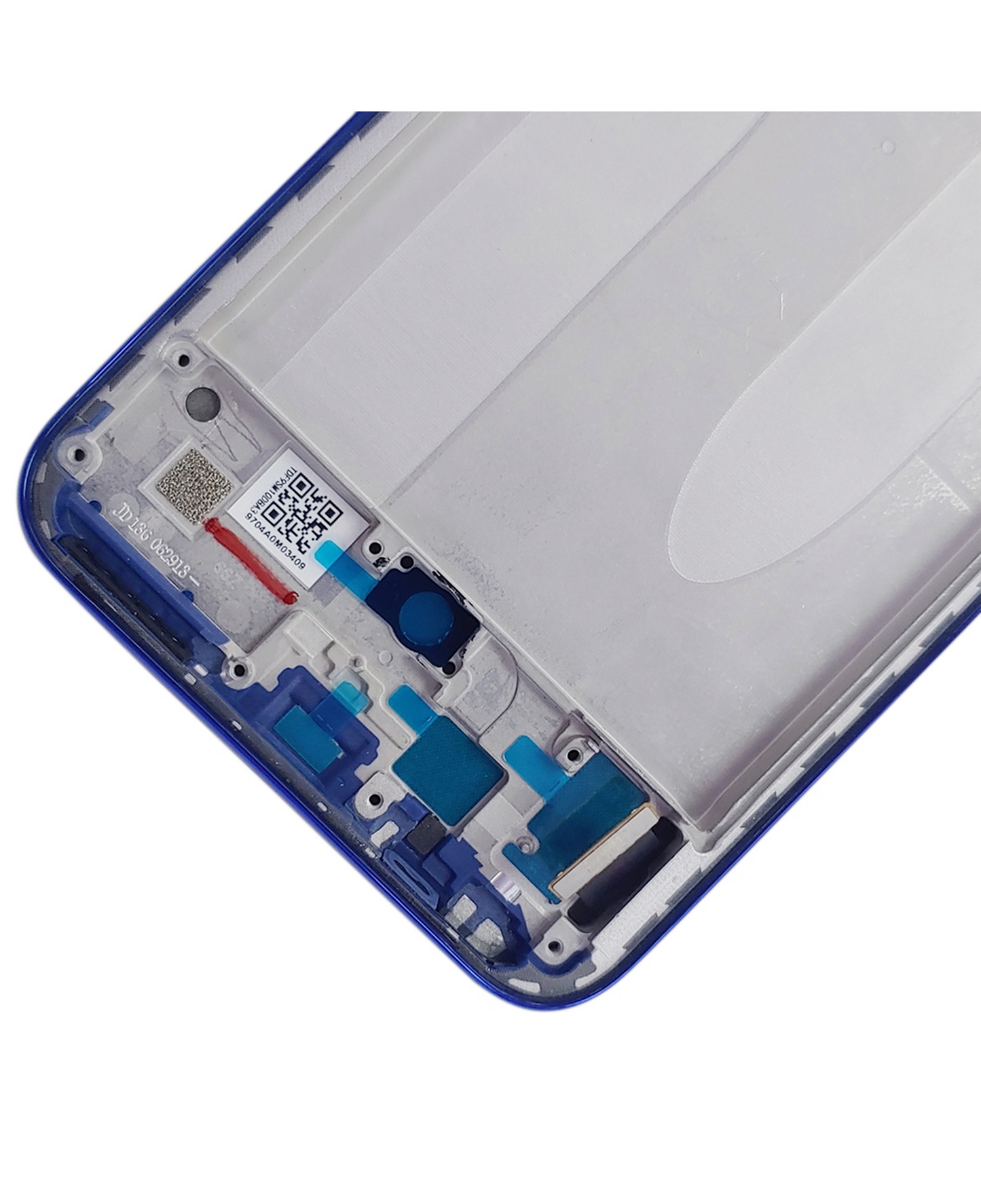 OLED Assembly With Frame For Xiaomi Mi A3 (Refurbished) (Blue) - repair component detail image SKU 107082076703 - image 2