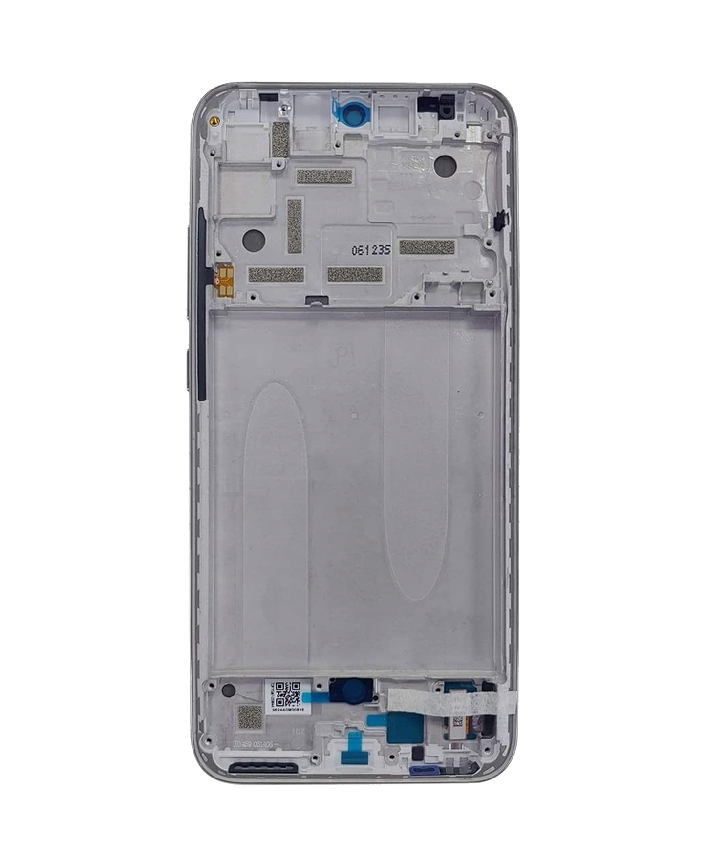 OLED Assembly With Frame For Xiaomi Mi A3 (Refurbished) (Silver) - repair component detail image SKU 107082076704 - image 2