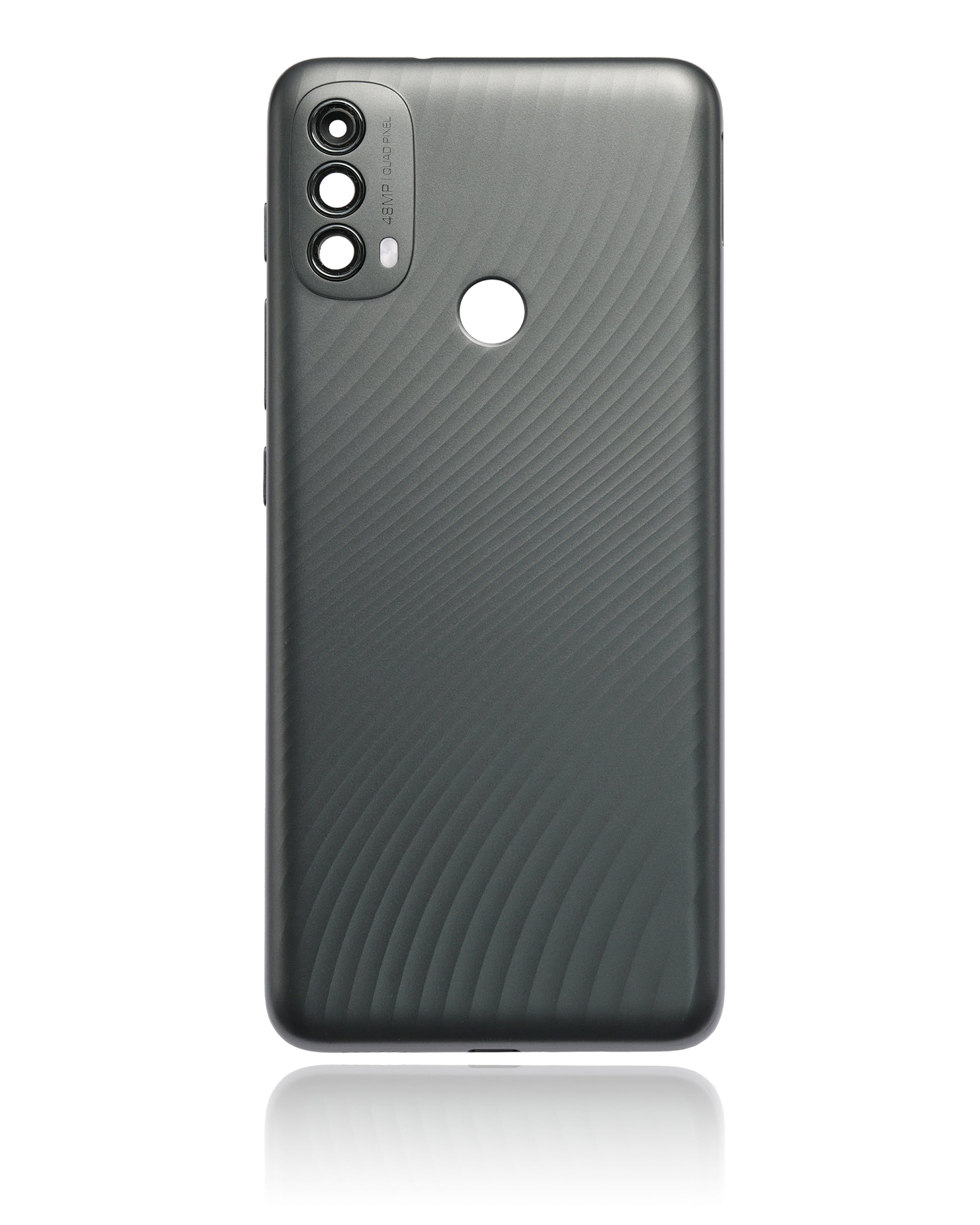 Back cover Glass For Motorola Moto E40 (XT2159 / 2021) (Carbon Gray) - image 7