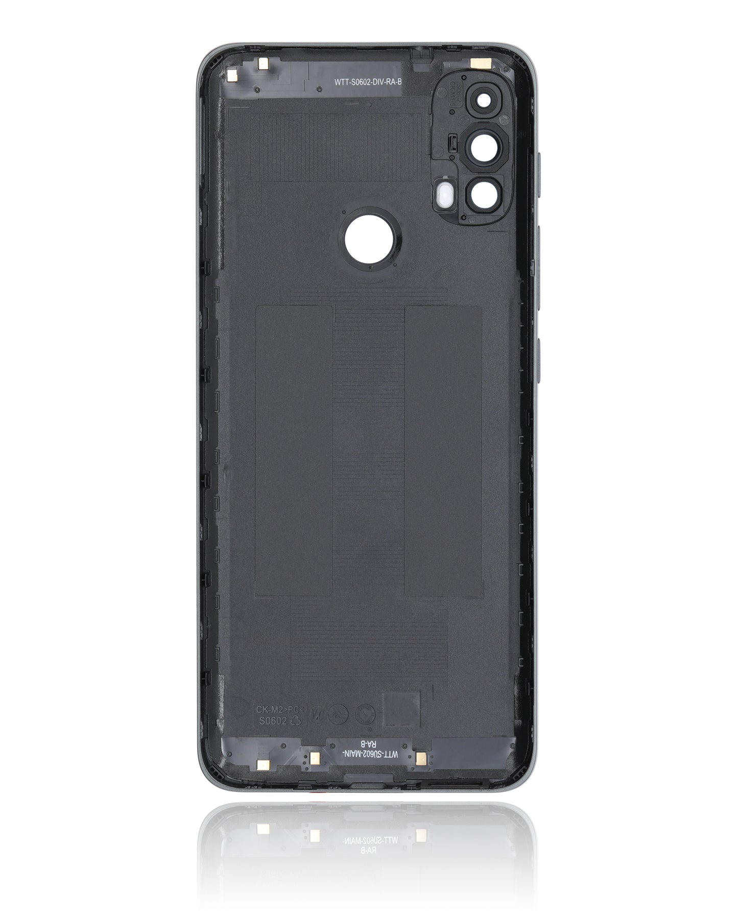 Back cover Glass For Motorola Moto E40 (XT2159 / 2021) (Carbon Gray) - image 8