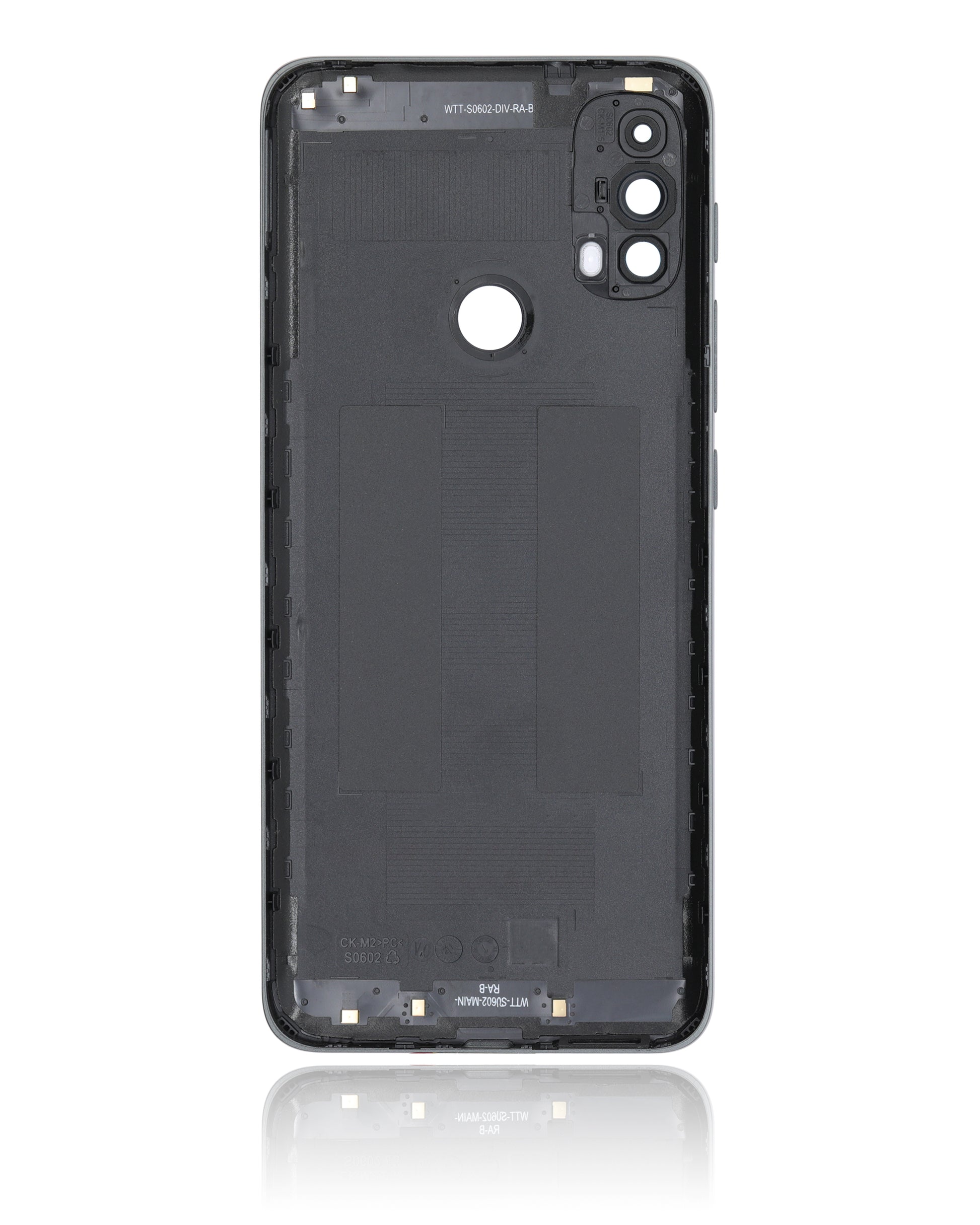 Back cover Glass For Motorola Moto E40 (XT2159 / 2021) (Carbon Gray) - image 8