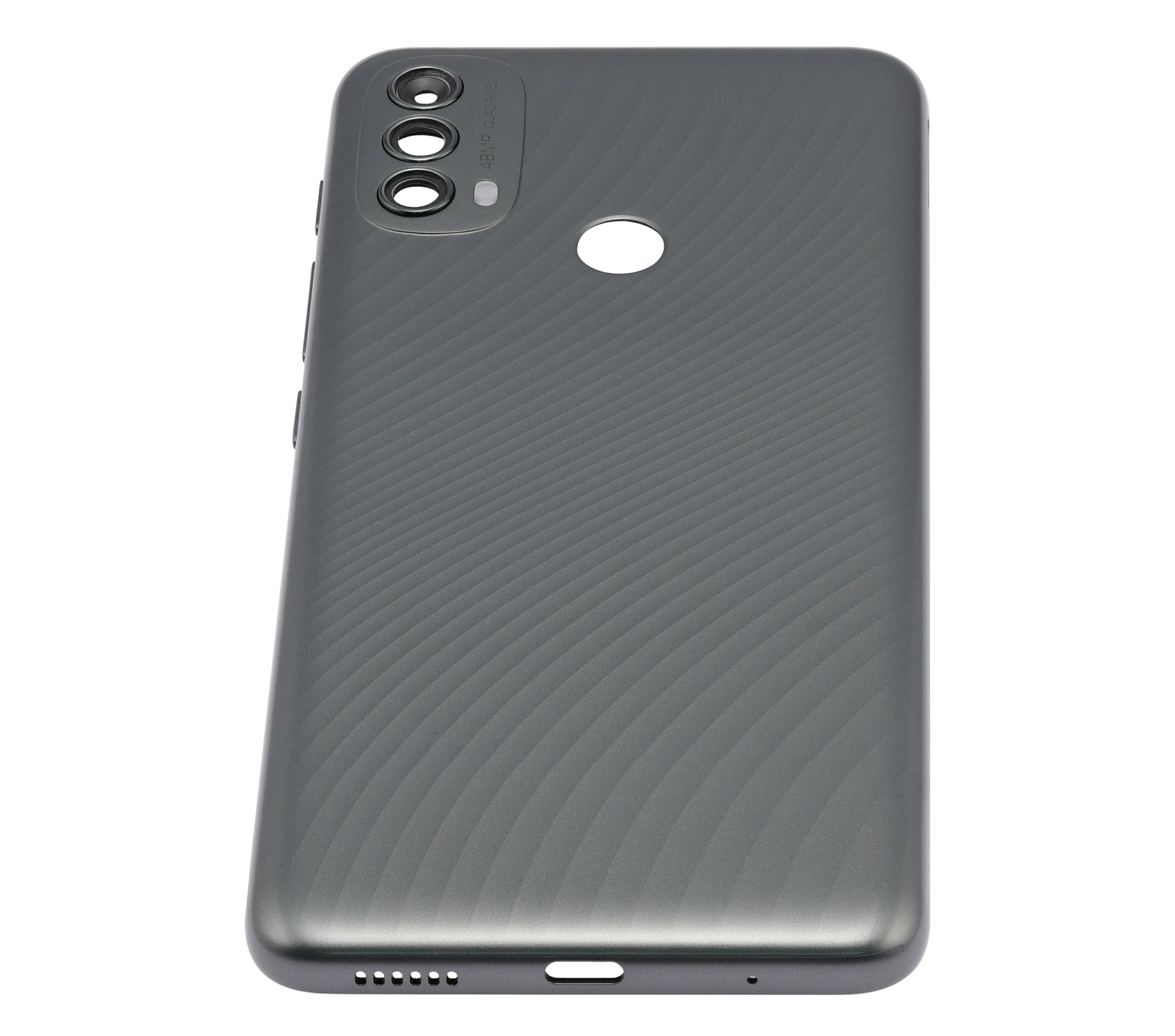 Back cover Glass For Motorola Moto E40 (XT2159 / 2021) (Carbon Gray) - image 4