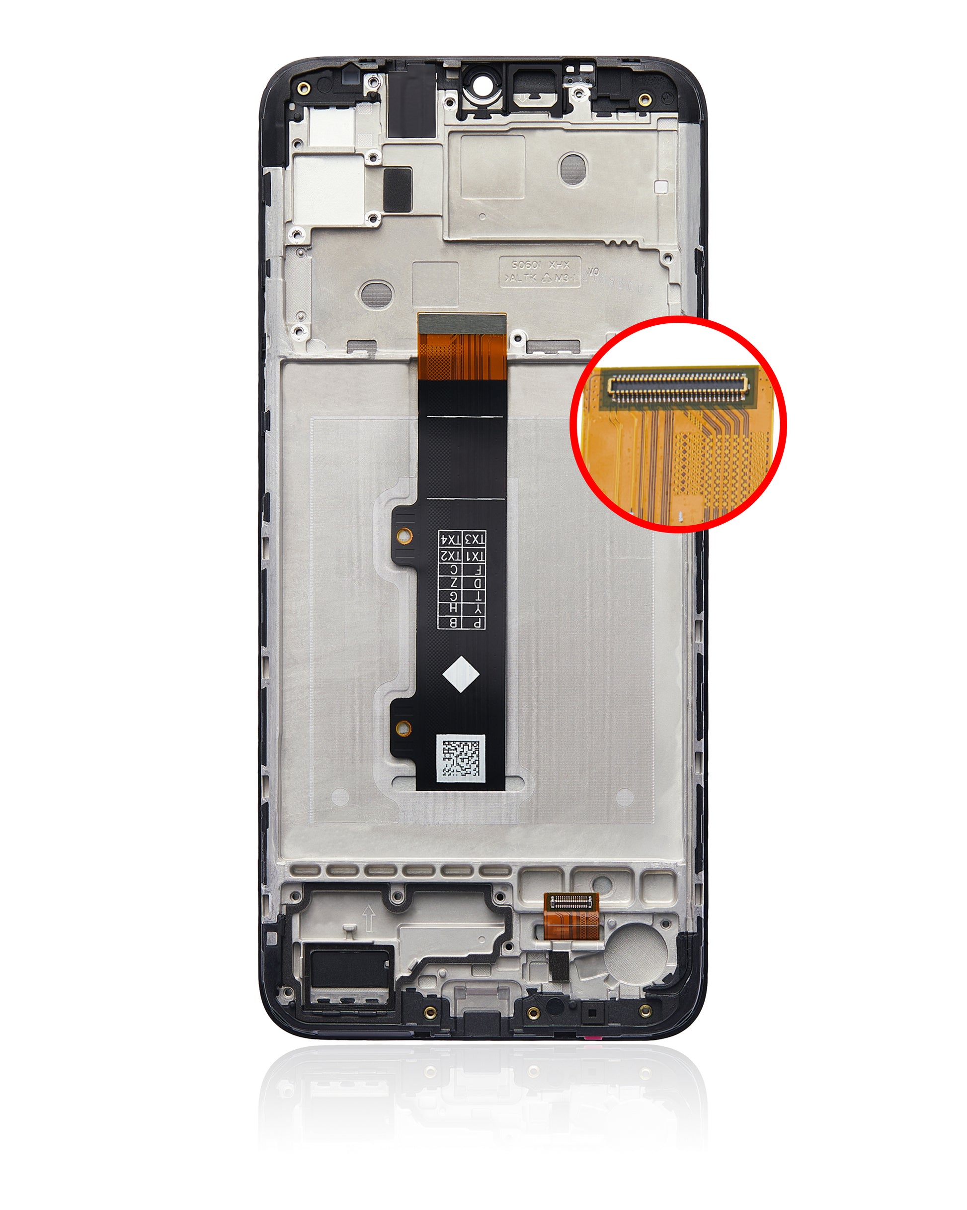 LCD Assembly With Frame for Moto E20 (XT2155 / 2021) - Motorola screen replacement part, SKU 107082077702, product image 7