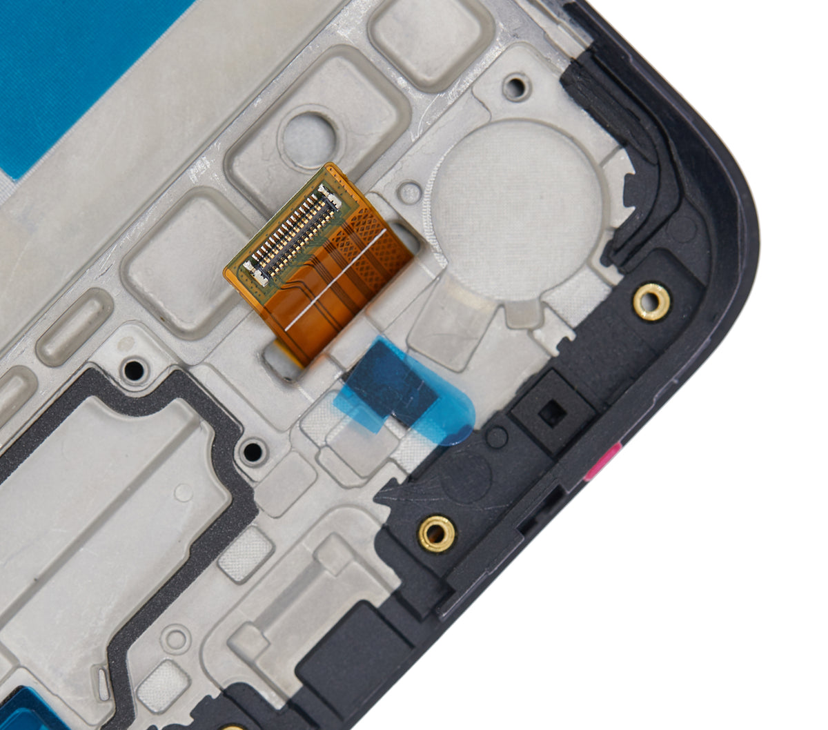 LCD Assembly With Frame for Moto E20 (XT2155 / 2021) - Motorola screen replacement part, SKU 107082077702, replacement part view 3