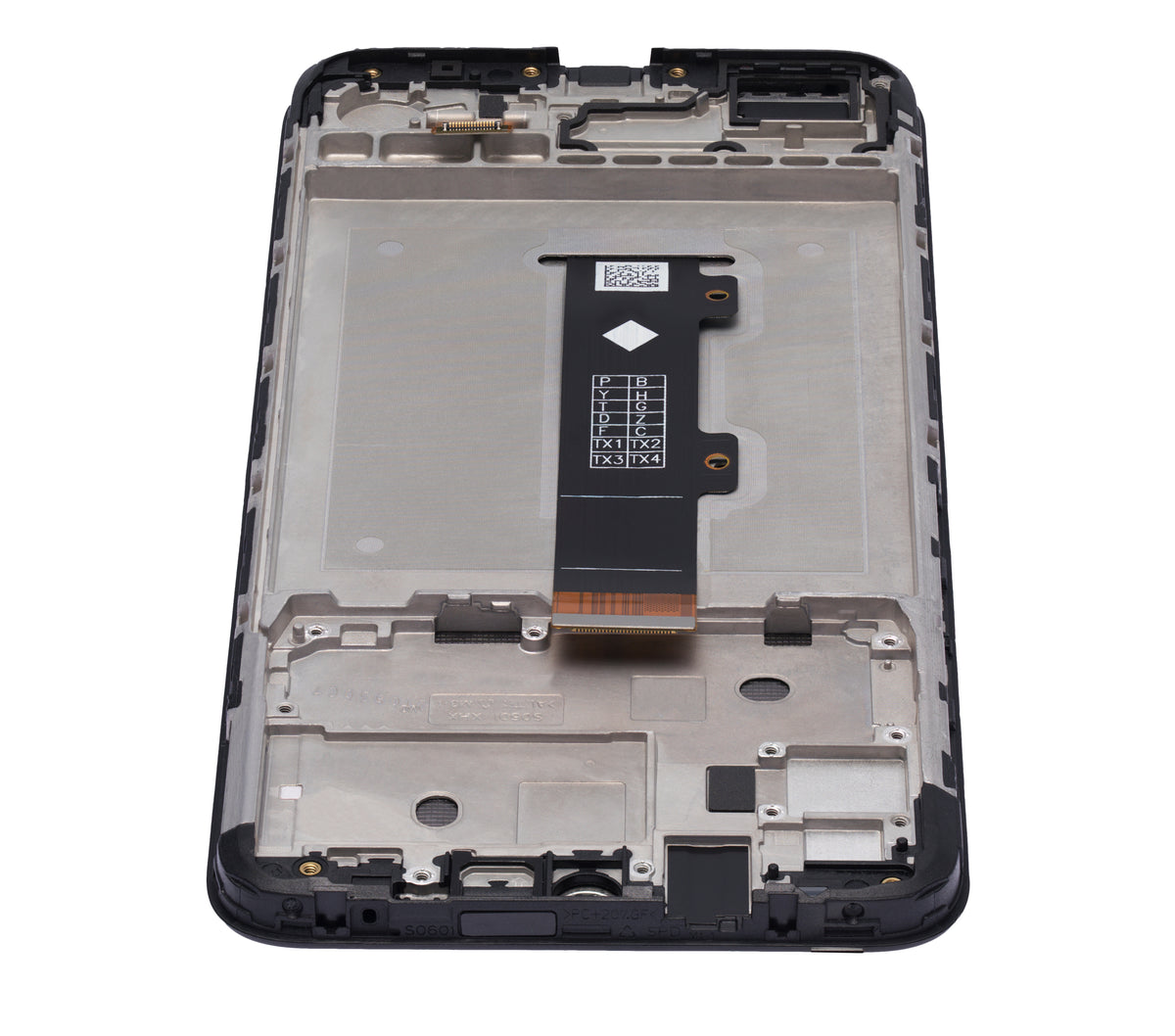 LCD Assembly With Frame for Moto E20 (XT2155 / 2021) - Motorola screen replacement part, SKU 107082077702, repair component view 2