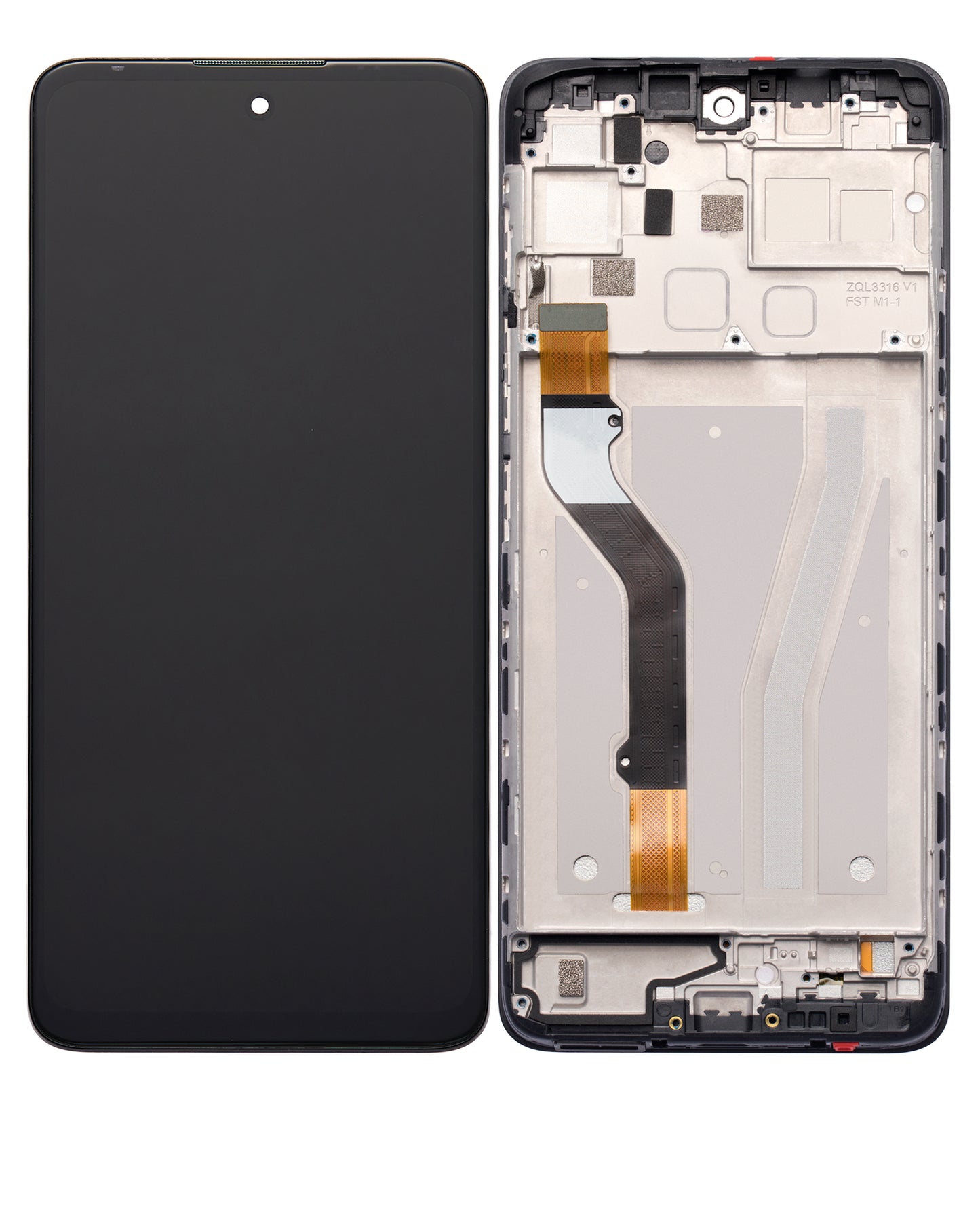 LCD Assembly With Frame For Motorola Moto G60 (XT2135 / 2021) (Refurbished) (Black) replacement part for compatible Motorola phone, SKU 107082077801, product image 6