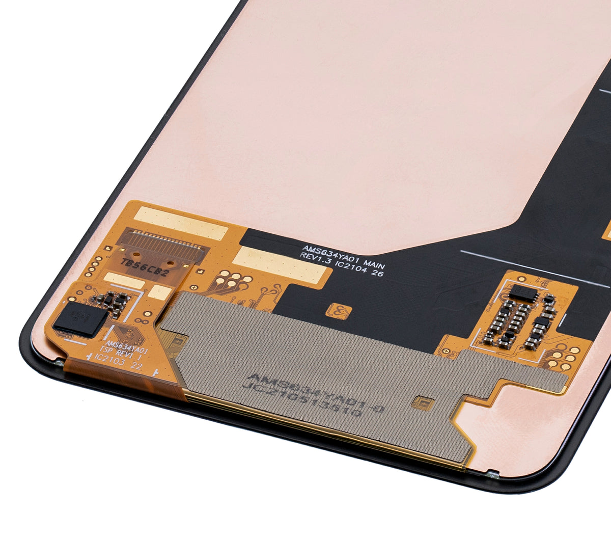 OLED Assembly Without Frame For Google Pixel 5A 5G (Refurbished) (All Colors) - repair component detailed angle