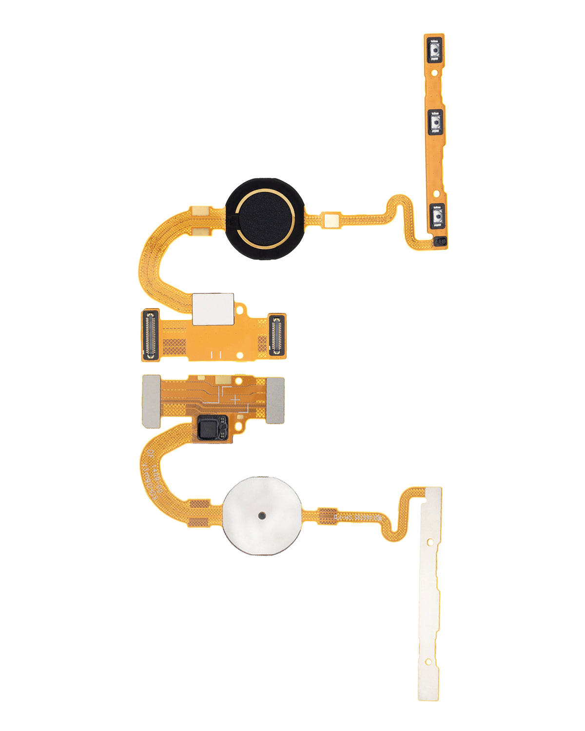 Fingerprint Reader With Flex Cable For Google Pixel 5 (Just Black) - repair component alternate view