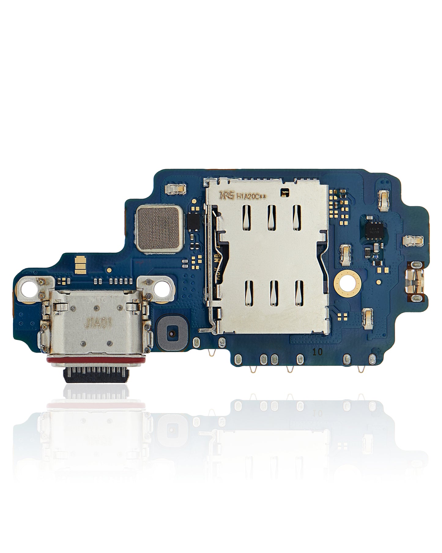 Charging Port Board With Sim Card Reader For Samsung Galaxy S22 Ultra 5G (US Version) (Premium)