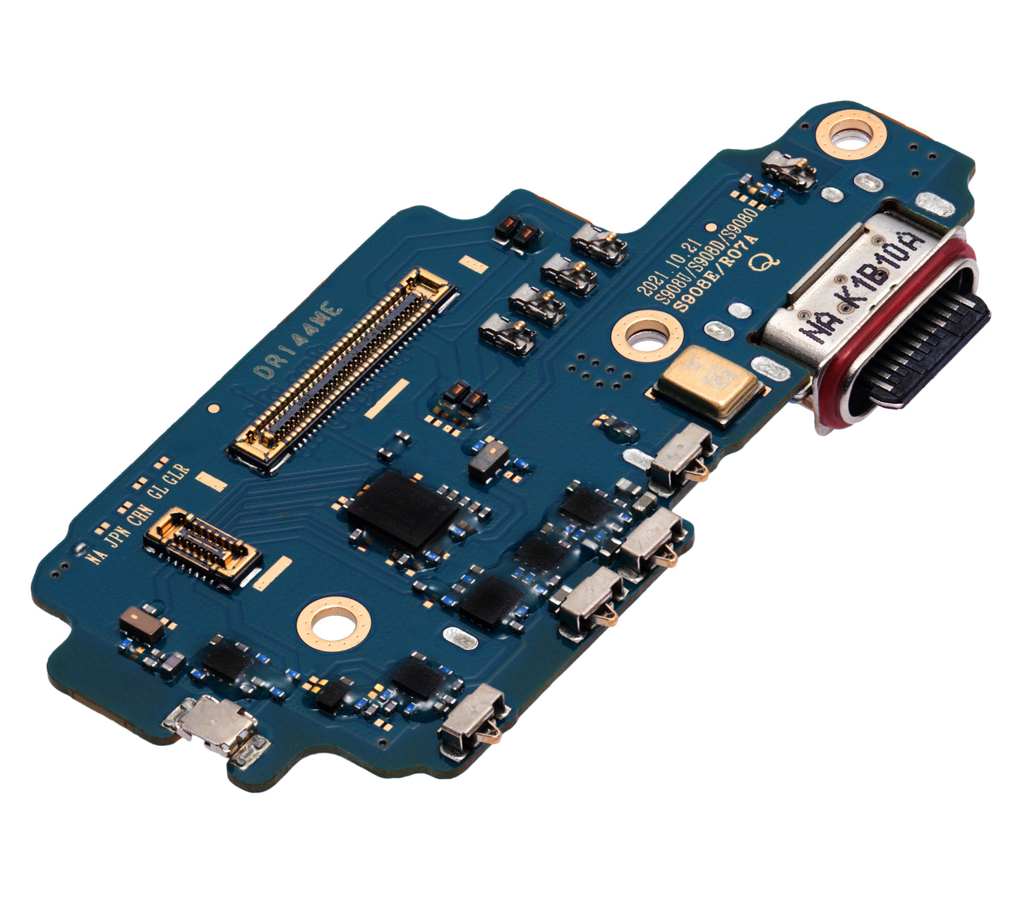 Charging Port Board With Sim Card Reader For Samsung Galaxy S22 Ultra 5G (US Version) (Premium)