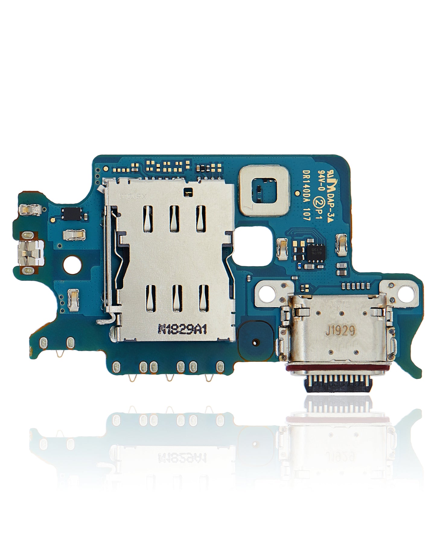 Charging Port Board With Sim Card Reader For Samsung Galaxy S22 5G (S901U) (US Version) (Premium)