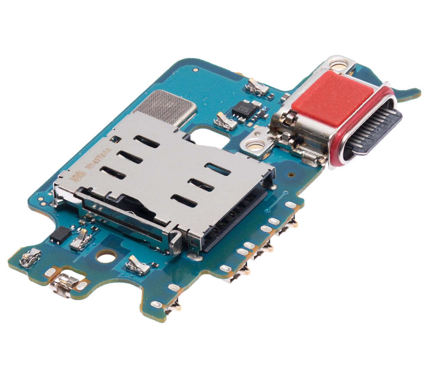 Charging Port Board With Sim Card Reader For Samsung Galaxy S22 5G (S901B) (International Version) (Premium)
