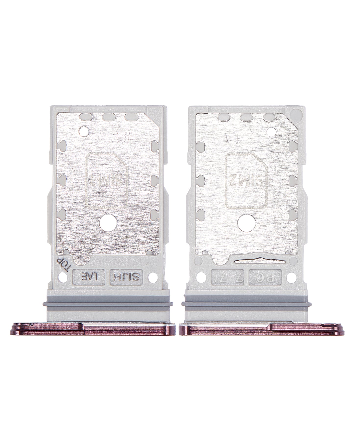 Dual Sim Card Tray For Samsung Galaxy S22 Ultra (Burgundy)