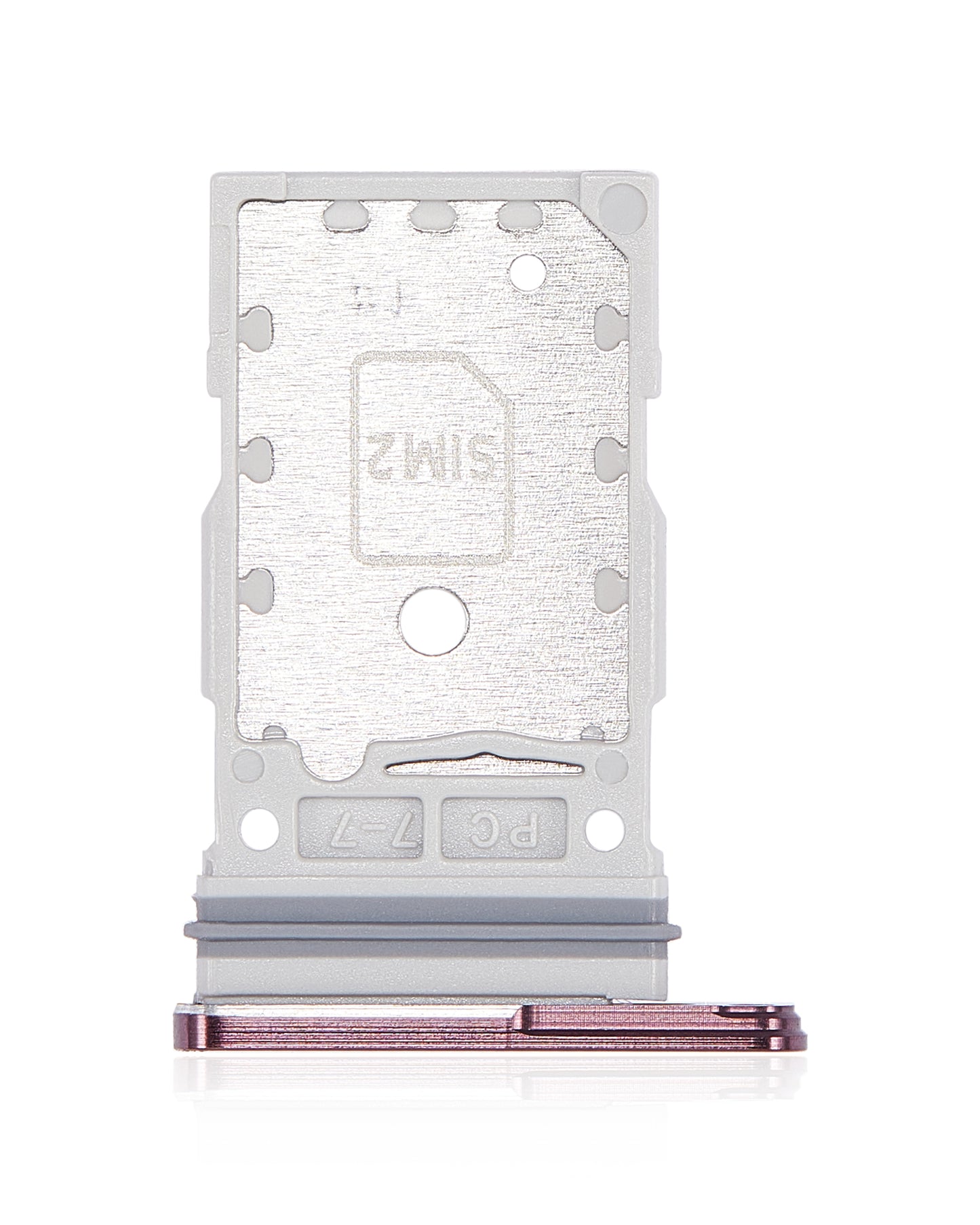 Dual Sim Card Tray For Samsung Galaxy S22 Ultra (Burgundy)