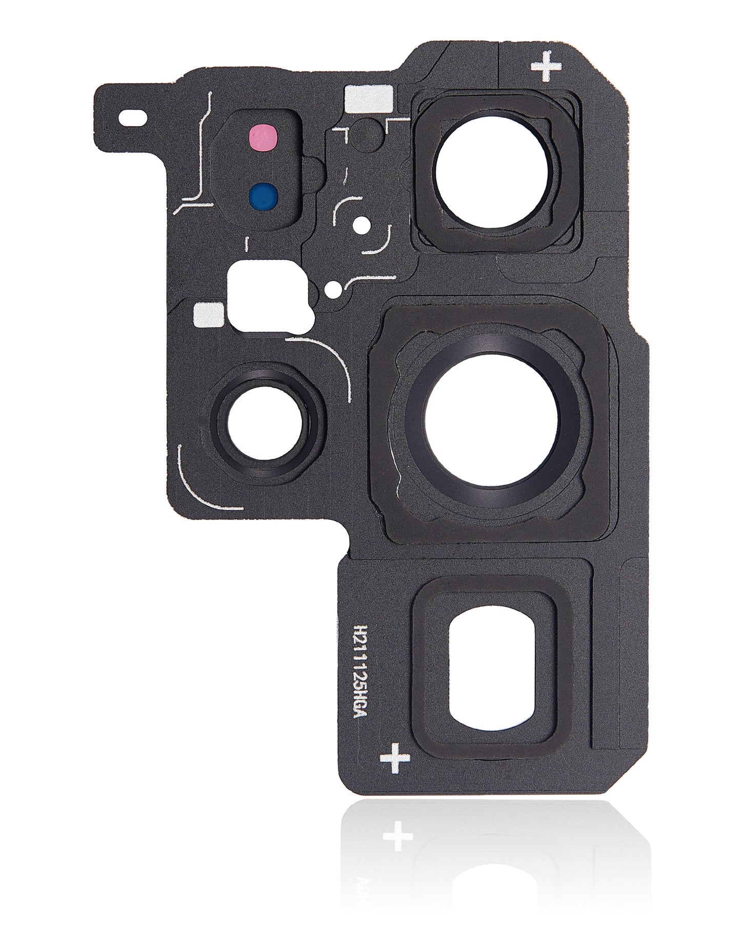Back Camera Lens With Bezel Ring For Samsung Galaxy S22 Ultra (Phantom Black)