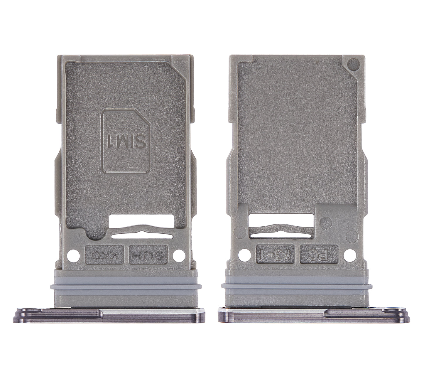 Single Sim Card Tray For Samsung Galaxy S22 Ultra 5G (Phantom Black)