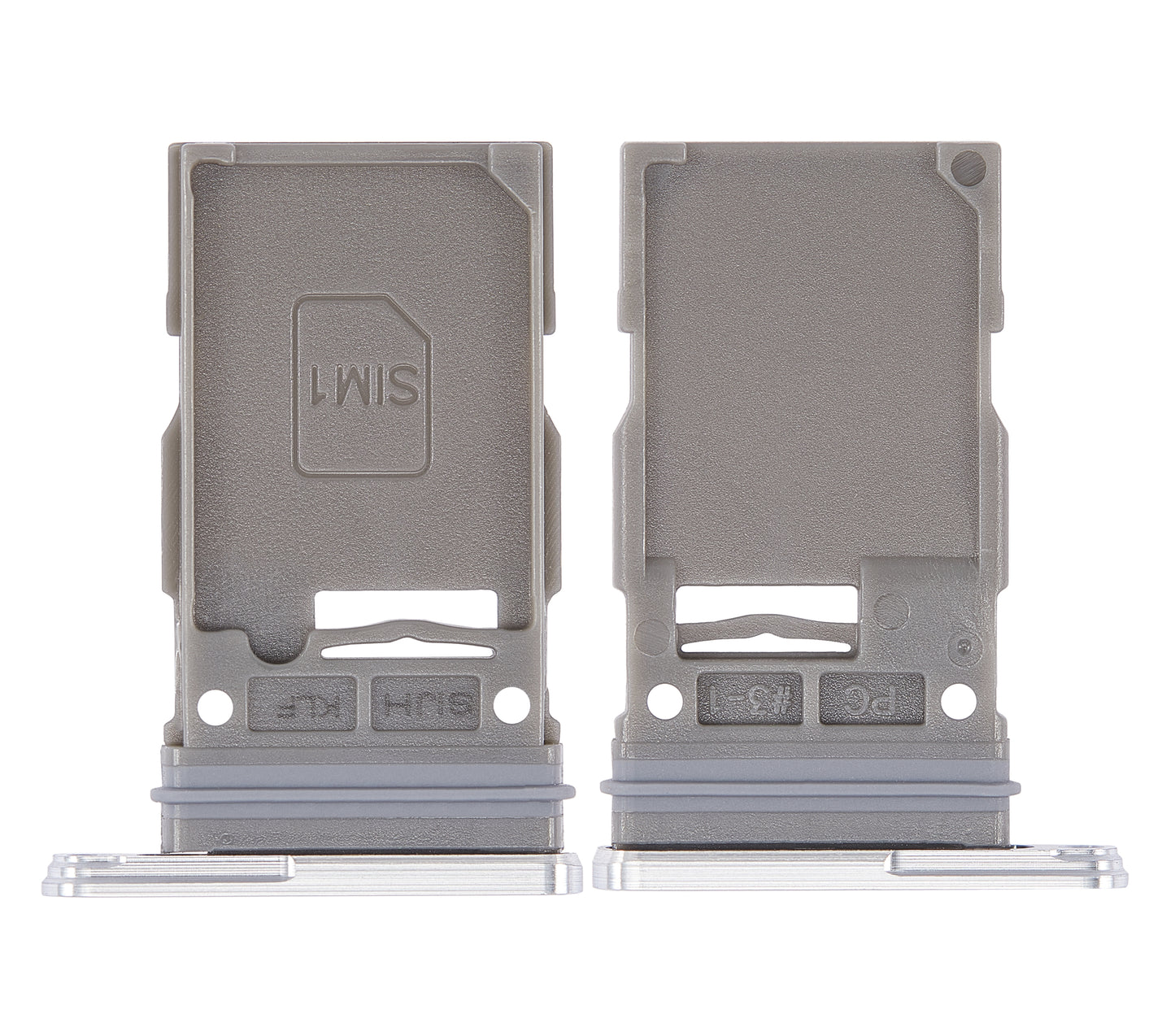 Single Sim Card Tray For Samsung Galaxy S22 Ultra 5G (White)