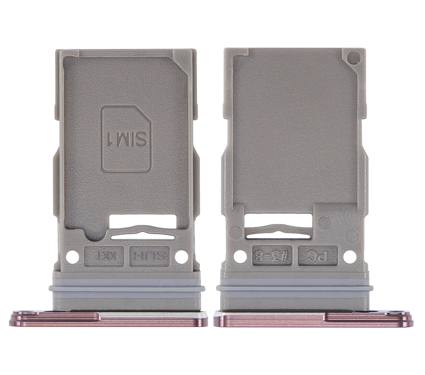 Single Sim Card Tray For Samsung Galaxy S22 Ultra 5G (Burgundy)