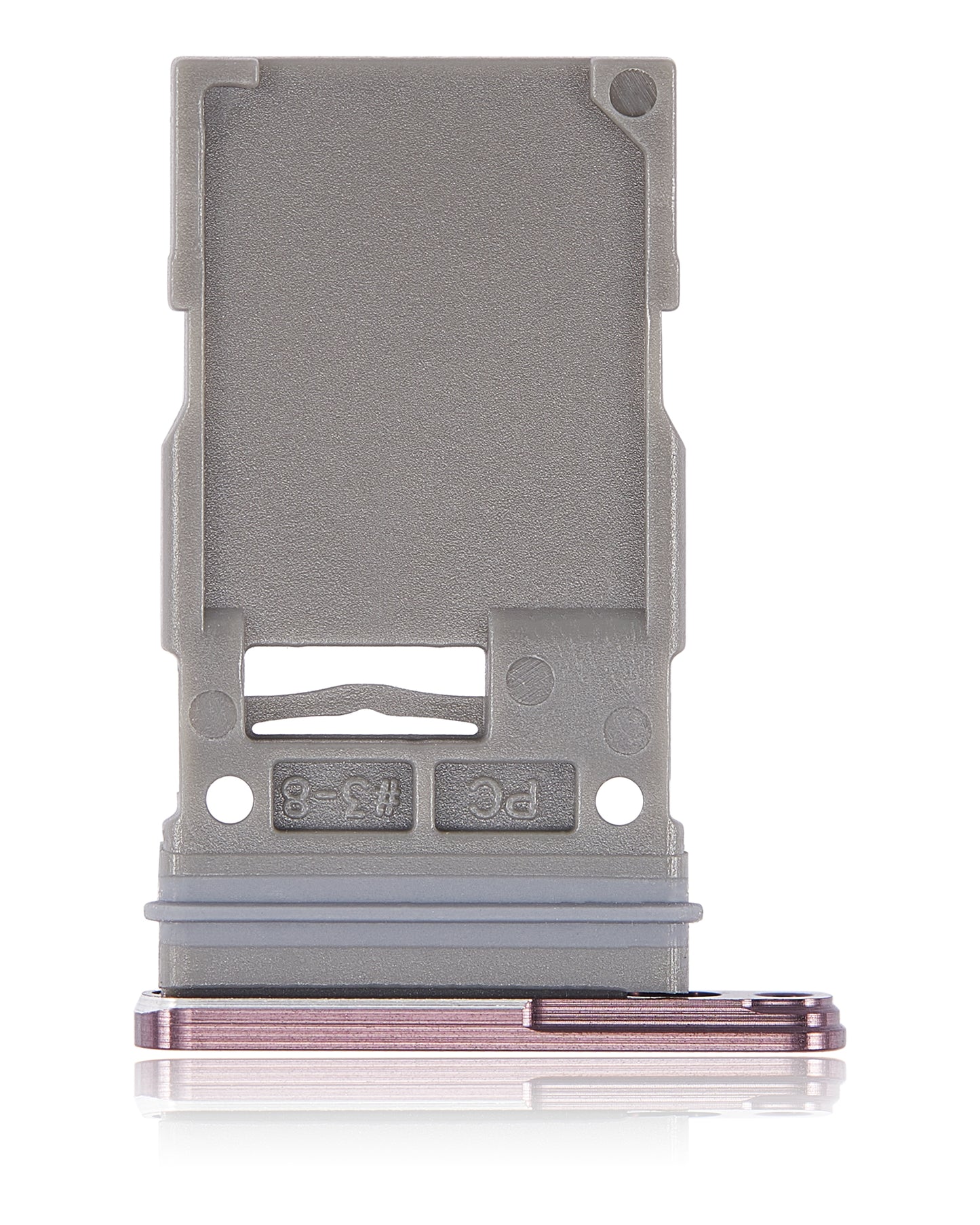 Single Sim Card Tray For Samsung Galaxy S22 Ultra 5G (Burgundy)
