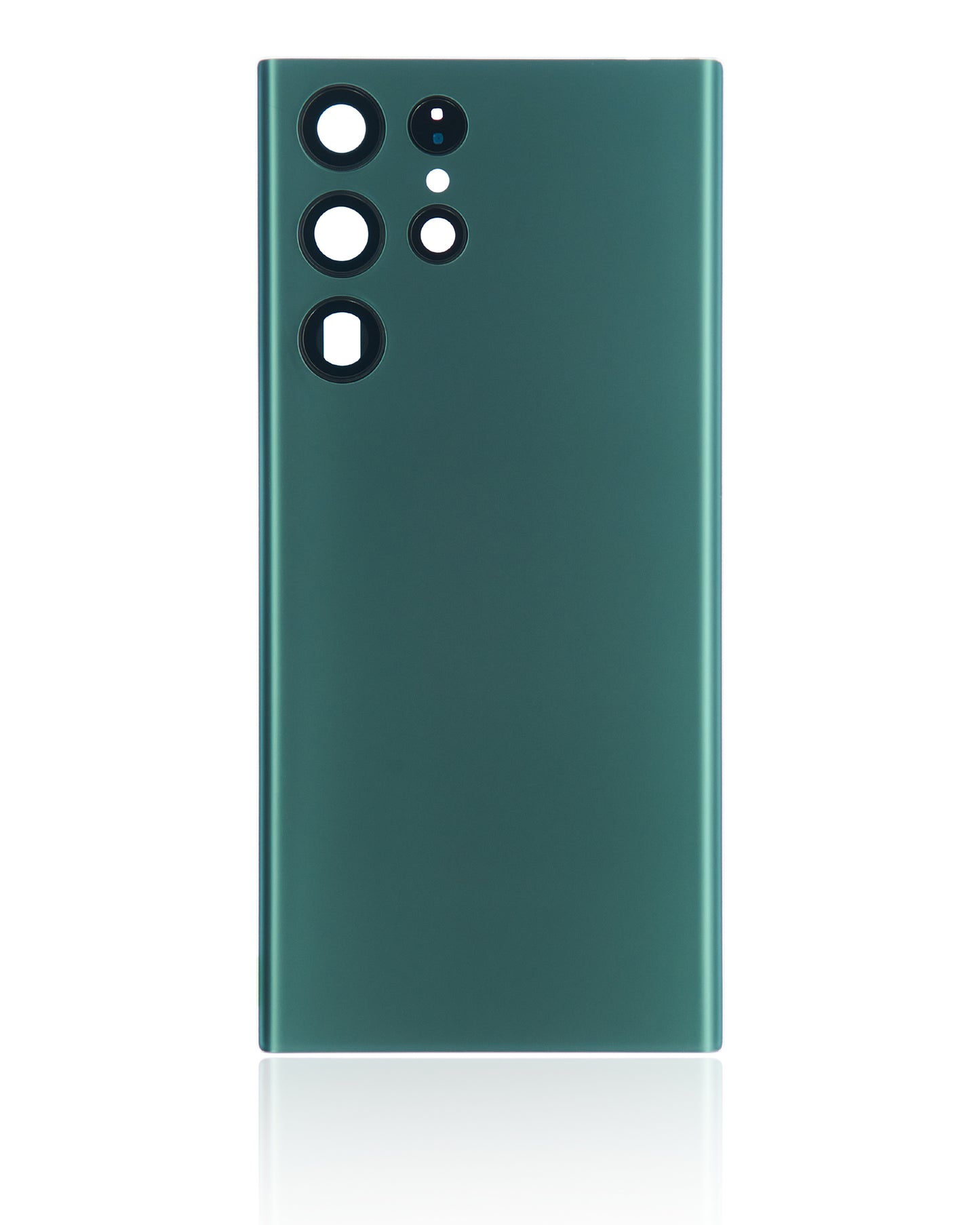 Back Cover Glass With Camera Lens For Samsung Galaxy S22 Ultra 5G (No Logo) (Aftermarket Plus) (Green)