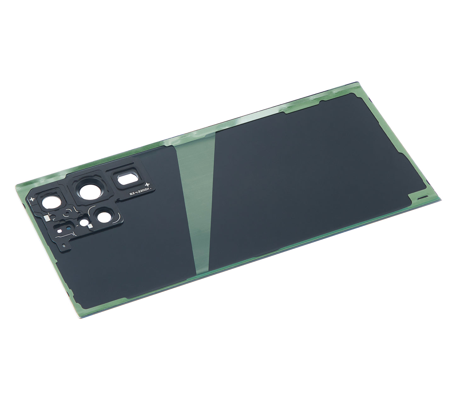 Back Cover Glass With Camera Lens For Samsung Galaxy S22 Ultra 5G (No Logo) (Aftermarket Plus) (Green)