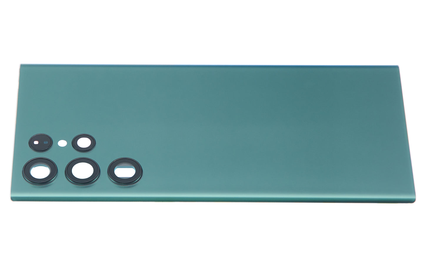 Back Cover Glass With Camera Lens For Samsung Galaxy S22 Ultra 5G (No Logo) (Aftermarket Plus) (Green)