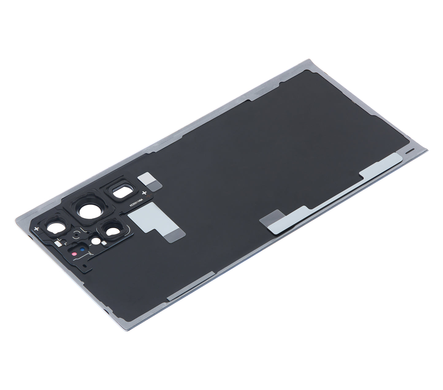 Back Cover Glass With Camera Lens For Samsung Galaxy S22 Ultra 5G (No Logo) (Aftermarket Plus) (Graphite)