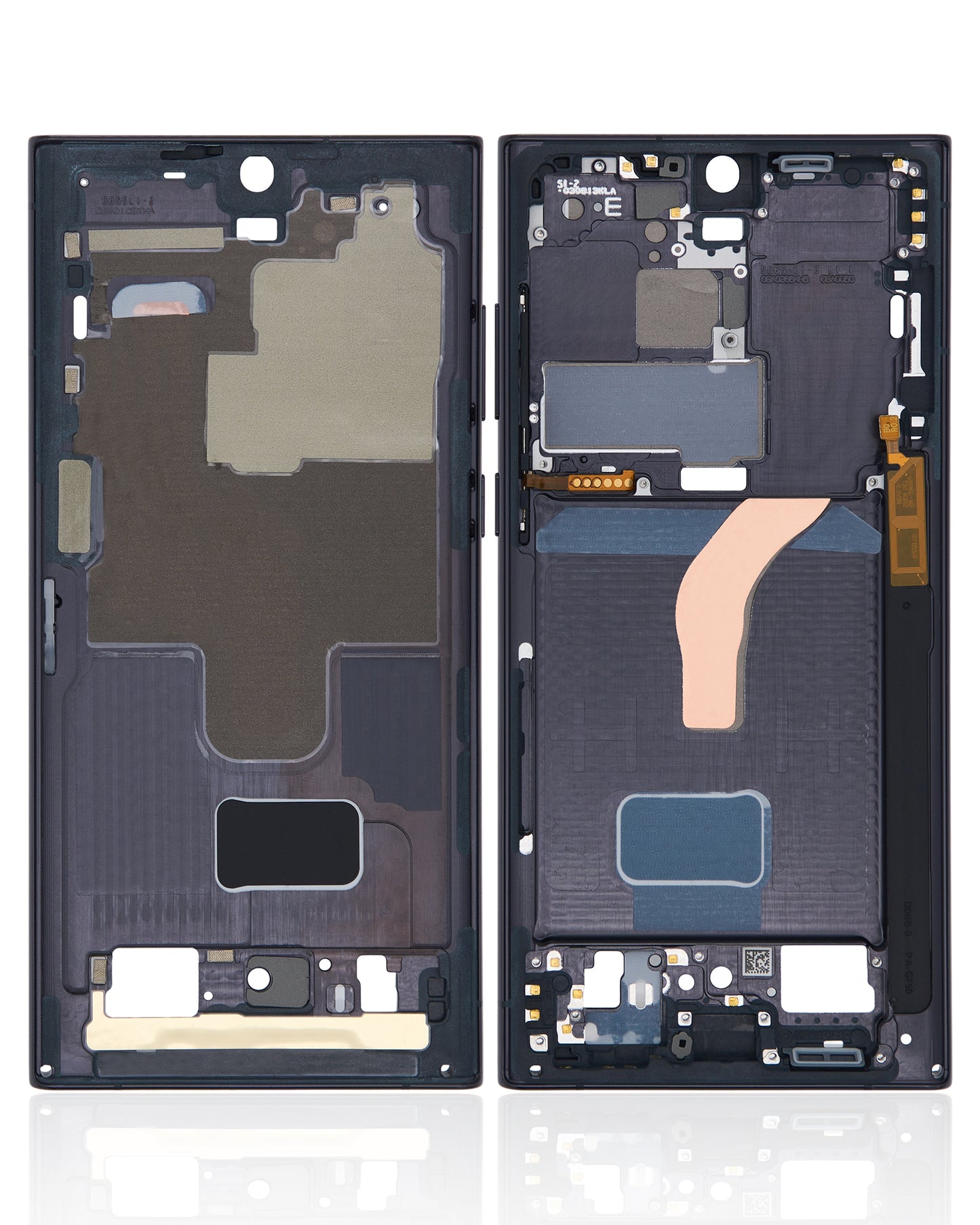 Mid-Frame Housing For Samsung Galaxy S22 Ultra 5G (International Version) (Phantom Black)
