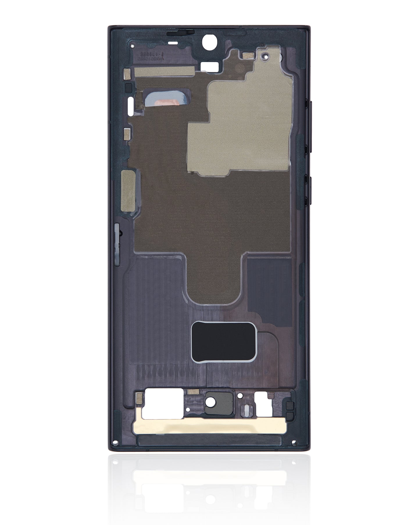 Mid-Frame Housing For Samsung Galaxy S22 Ultra 5G (International Version) (Phantom Black)