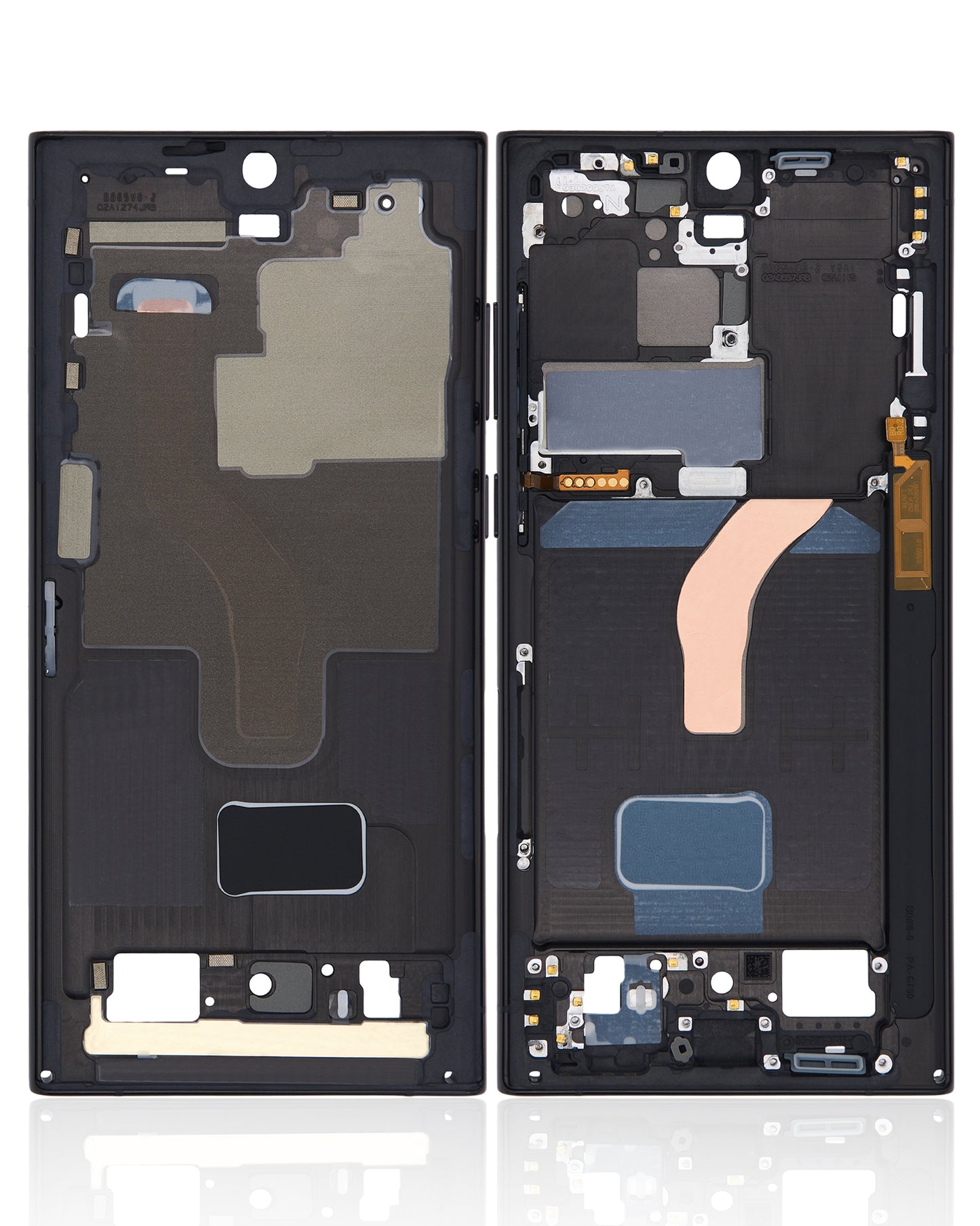Mid-Frame Housing For Samsung Galaxy S22 Ultra 5G (US & International Version) (Phantom Black)