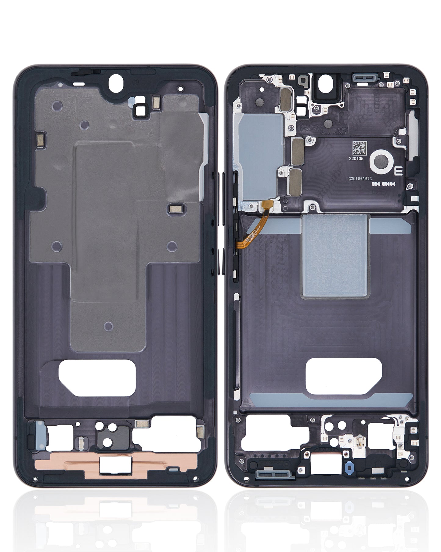 Mid-Frame Housing For Samsung Galaxy S22 5G (International Version) (Phantom Black)